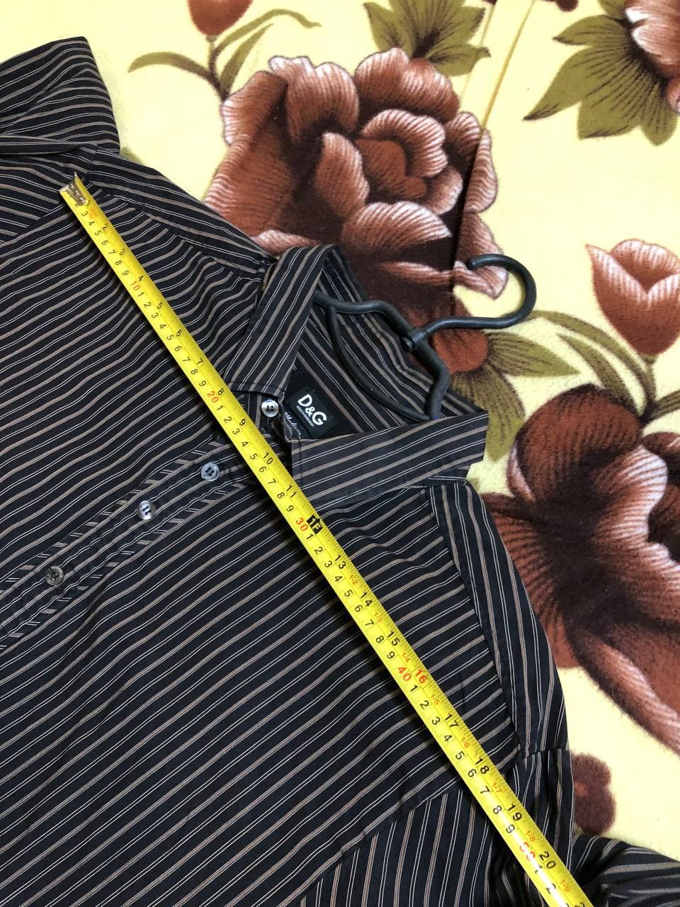 Dolce & Gabbana Men's Dolce & Gabbana (D&G) Formal Striped Shirt Size US M / EU 48-50 / 2 - 9 Thumbnail