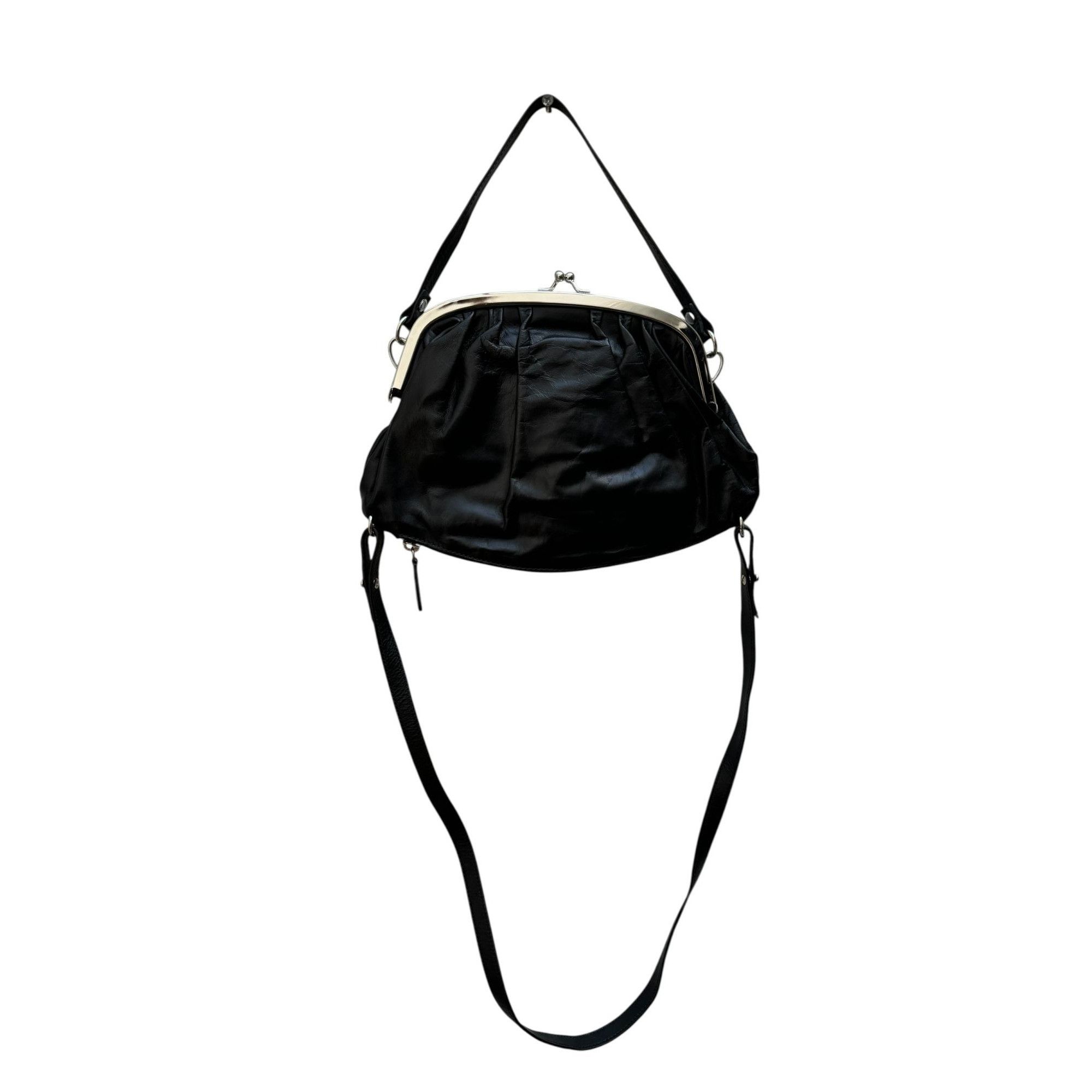 Maison Margiela Black Leather Upside Down Handbag Size ONE SIZE - 3 Thumbnail