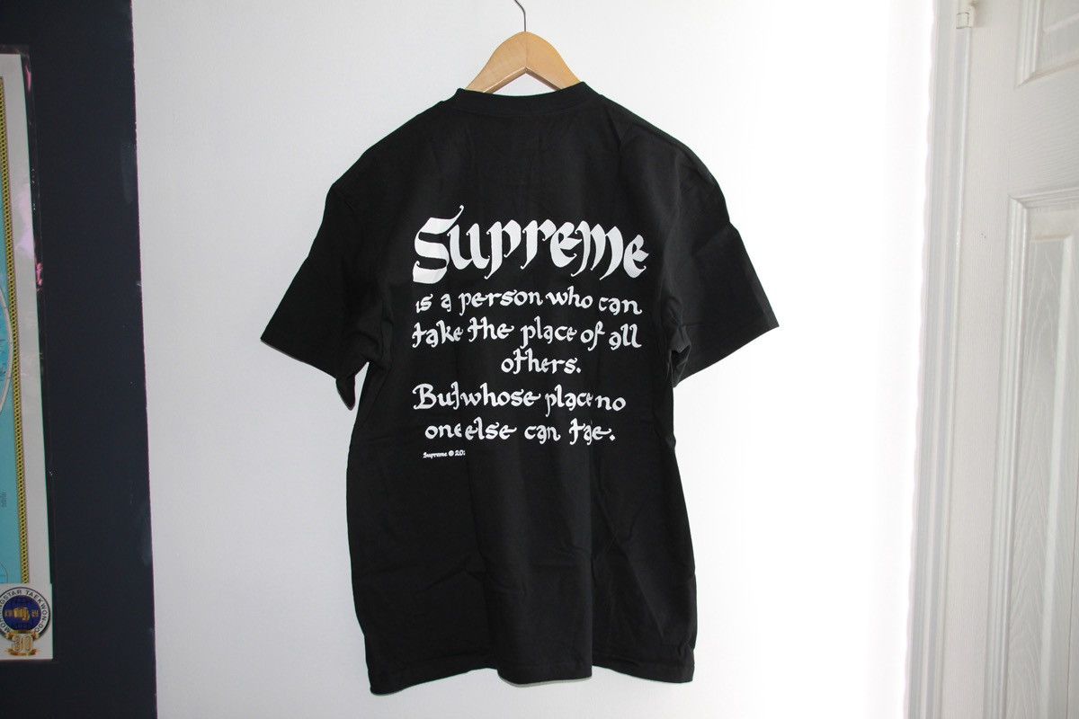 Supreme SUPREME Person Tee Black SS22 Size US M / EU 48-50 / 2 - 3 Thumbnail