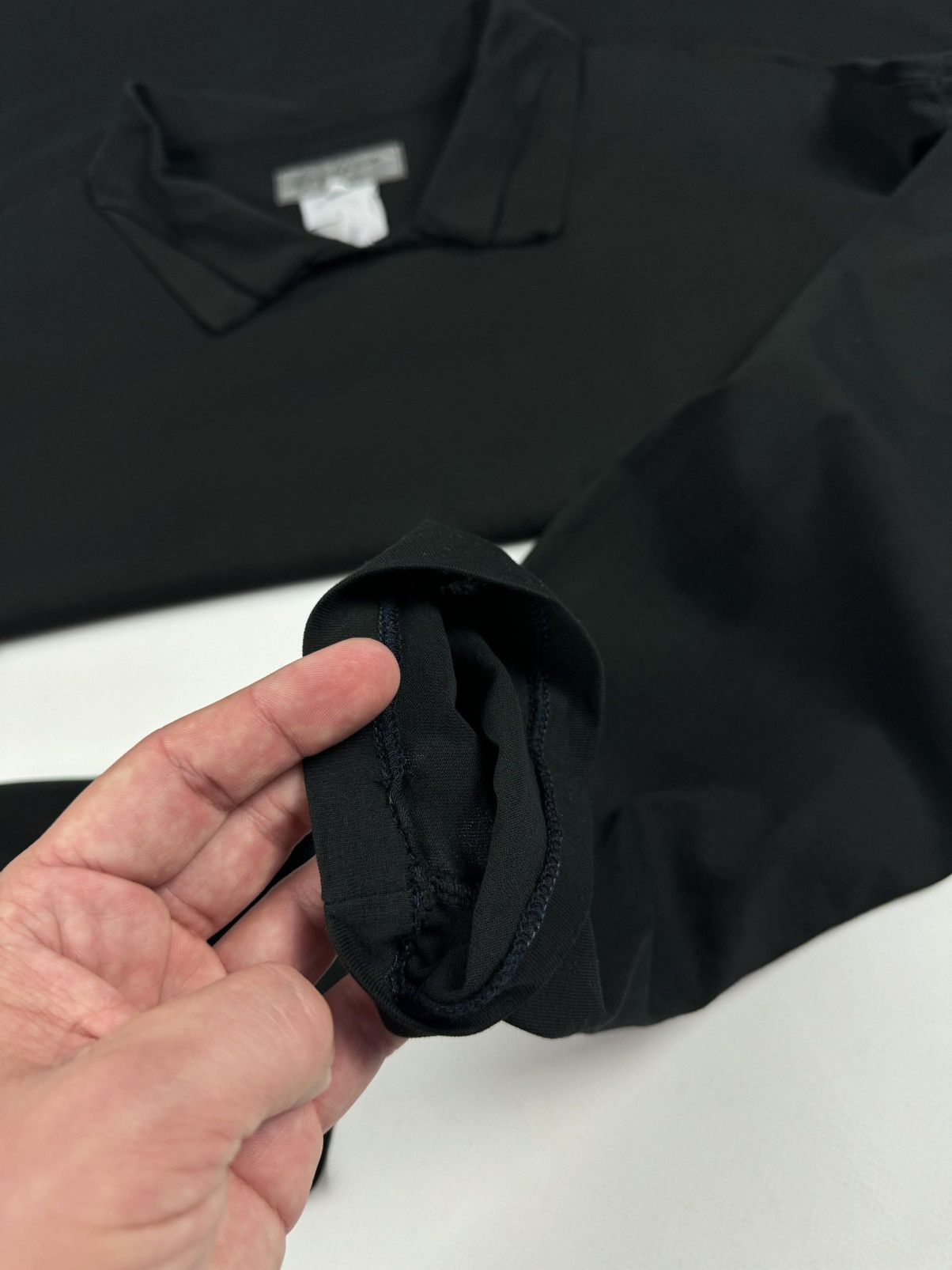 Vintage × Yohji Yamamoto Yohji Yamamoto Pour Home Vintage Polo Long Sleeve Pullover Size US M / EU 48-50 / 2 - 10 Thumbnail