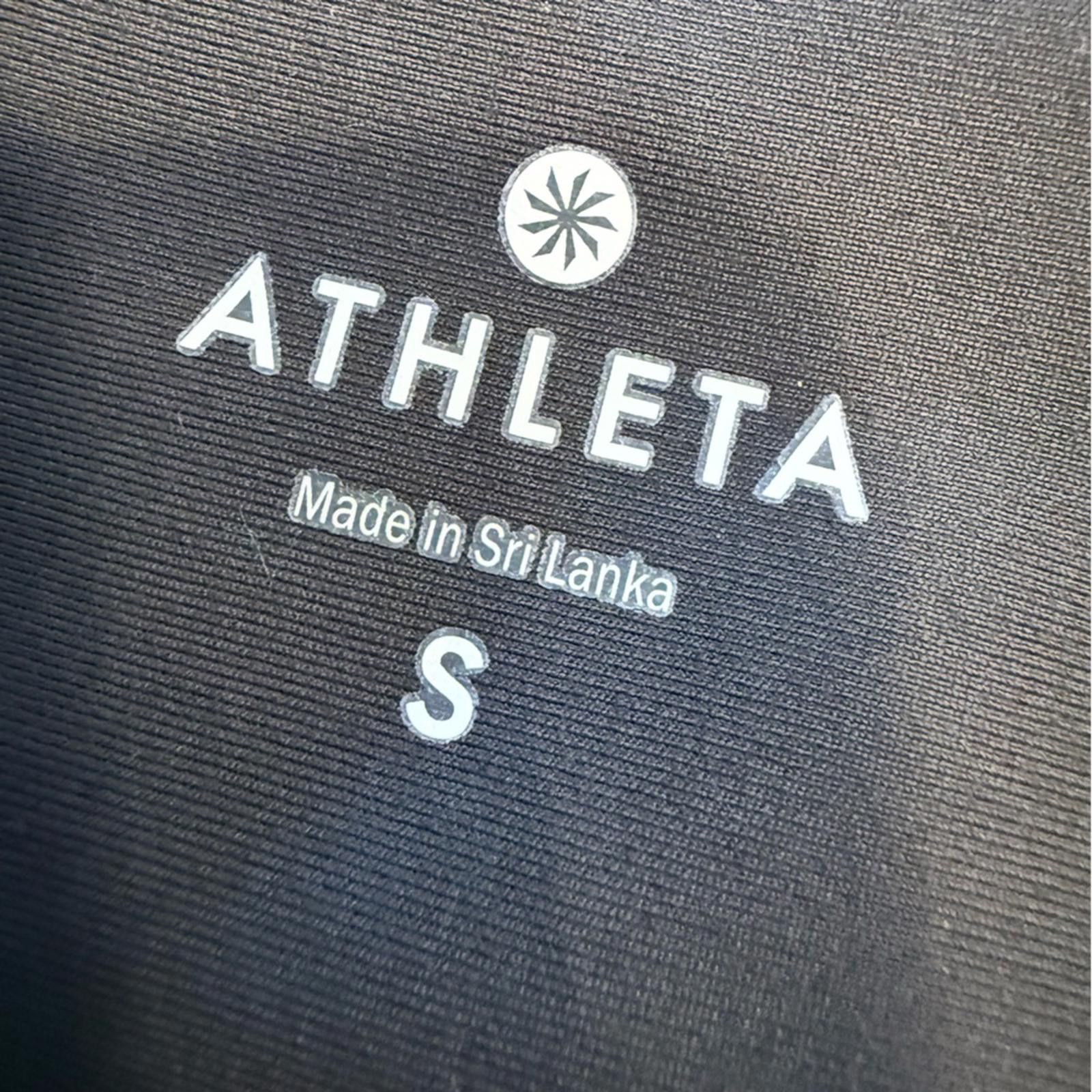Other Athleta black & gray leggings vented cutouts SZ SM Size 28" / US 6 / IT 42 - 6 Thumbnail