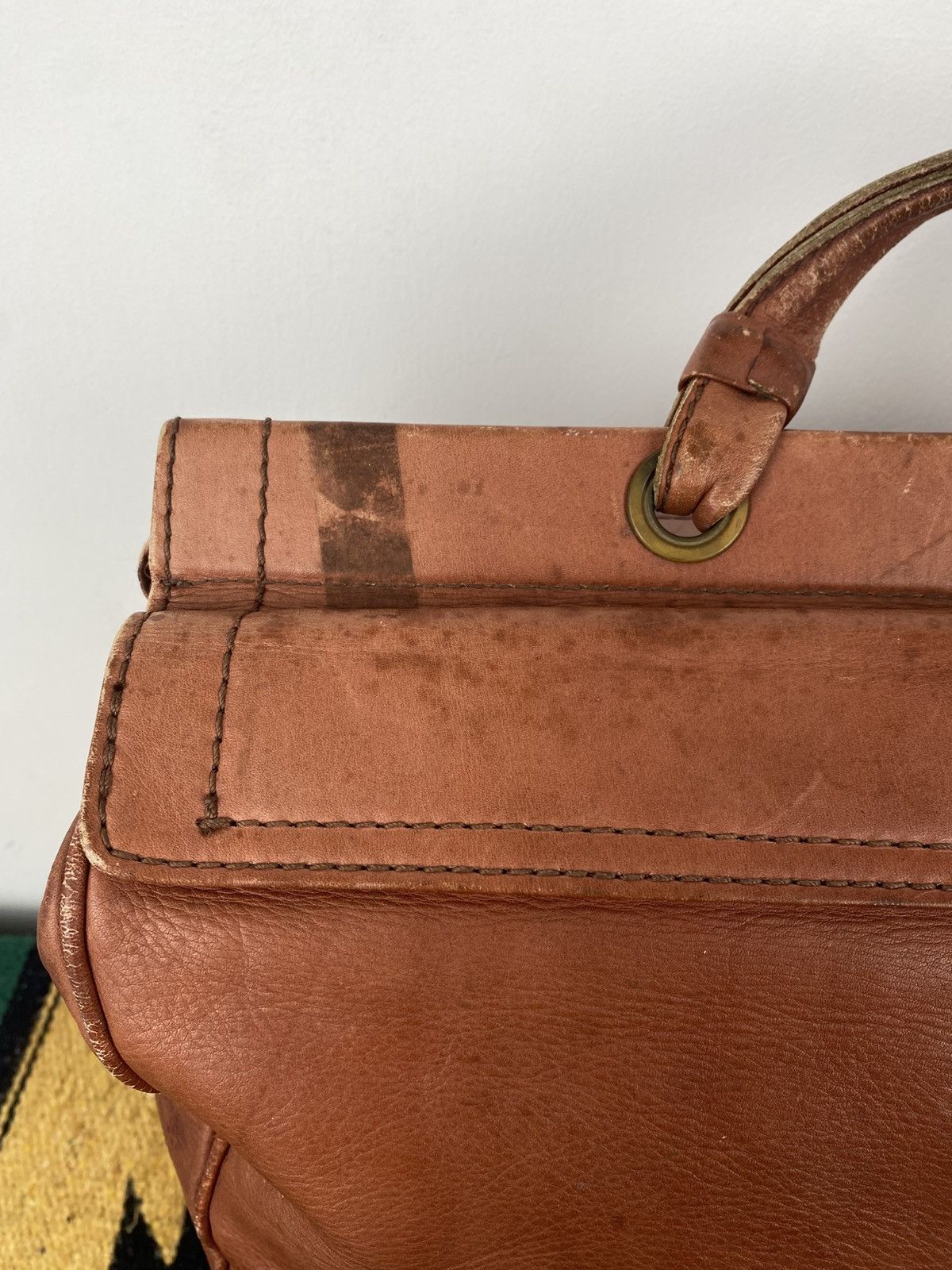 Porter Vintage 90's Porter Large Patina Leather Doctors Bag Size ONE SIZE - 23 Thumbnail