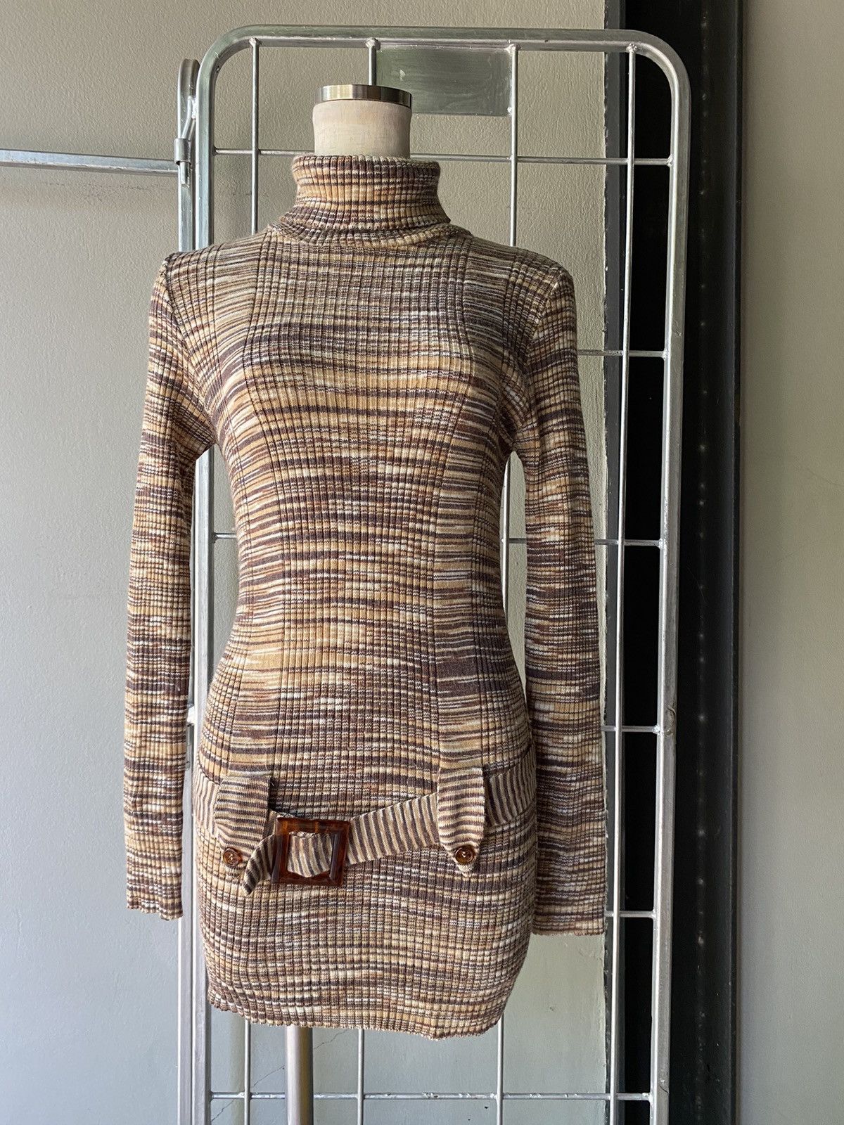 Morgan Homme Morgan Y2K multicolor knitted dress Size S / US 4 / IT 40 - 12 Thumbnail