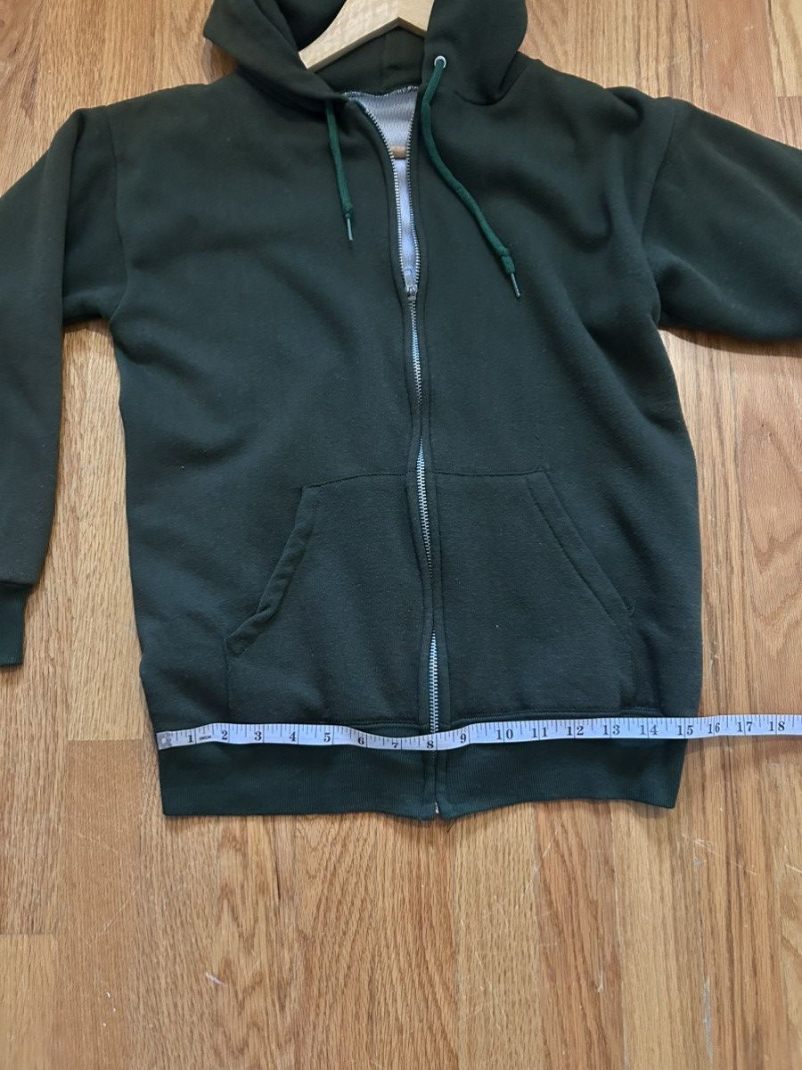 Vintage Vintage 60s 70s Pine Green Zip Sweatshirt Size US XS / EU 42 / 0 - 6 Thumbnail