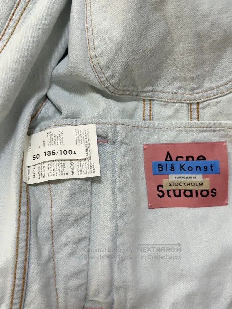 Acne Studios Acne Studios Washed effect lapel single-breasted long-slee Size US M / EU 48-50 / 2 - 3 Thumbnail