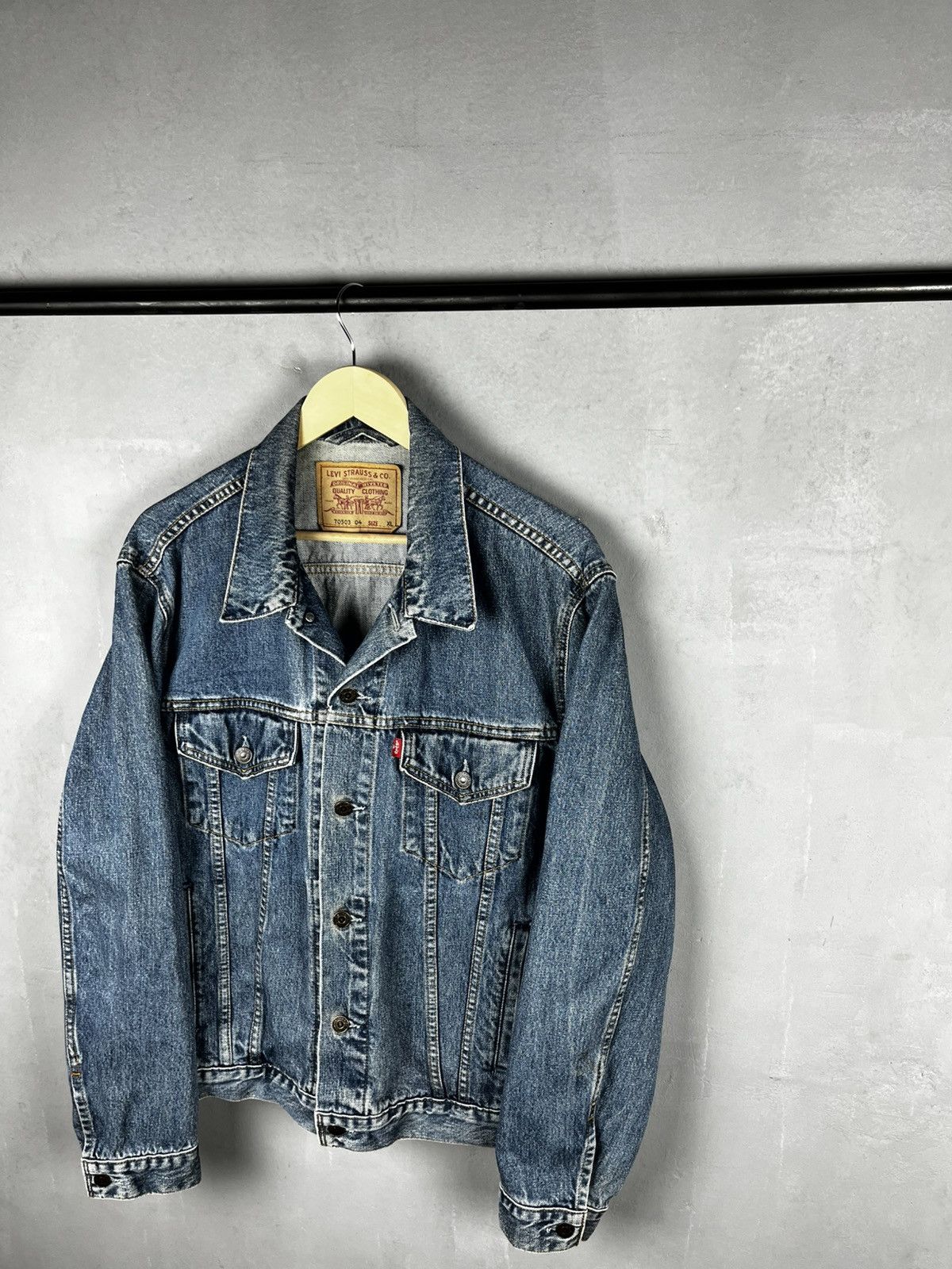 Levi's Vintage Clothing Levis denim jacket vintage 90s Size US XL / EU 56 / 4 - 2 Thumbnail