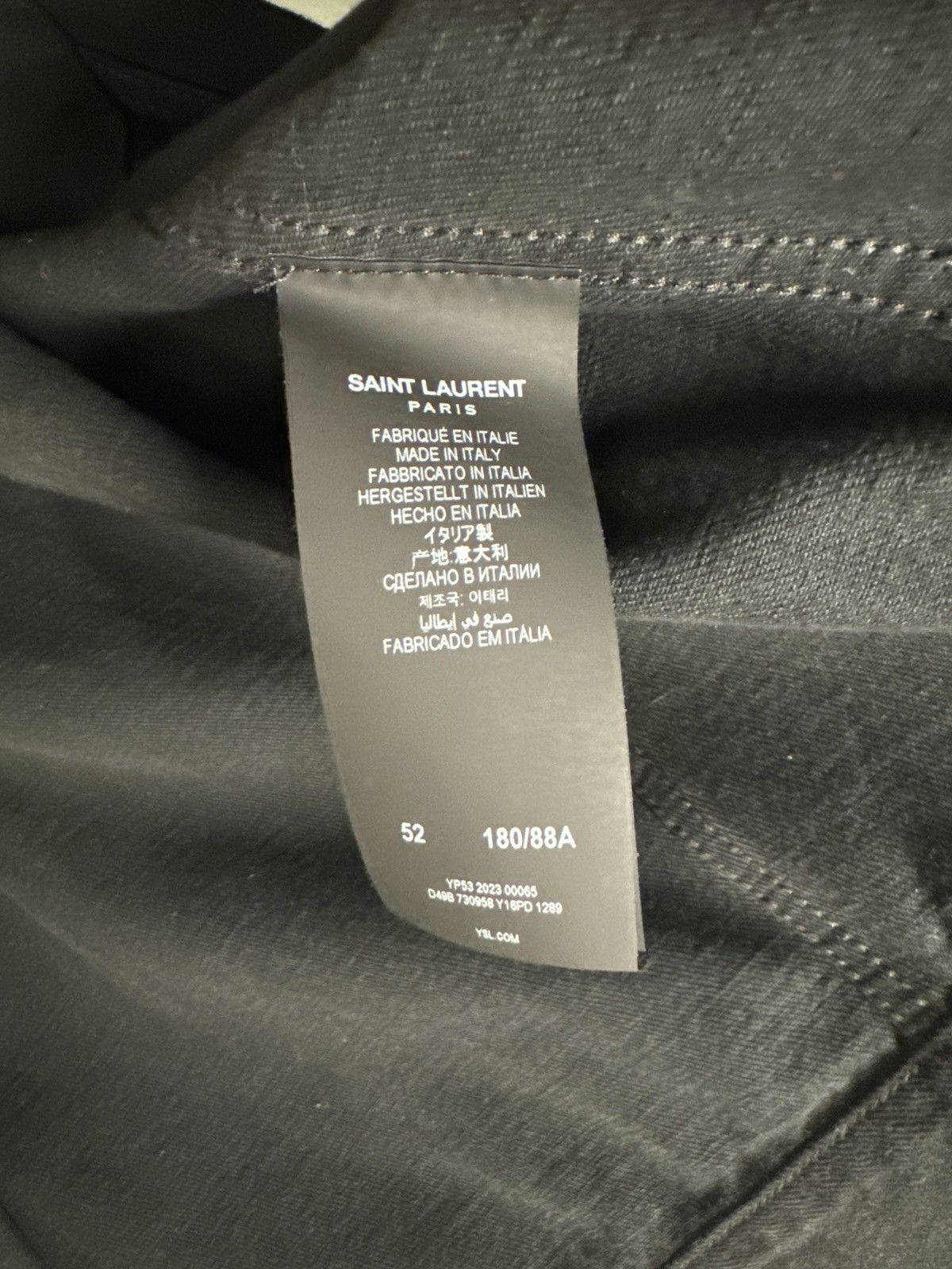 Saint Laurent Paris SAINT LAURENT EGG SHAPE DENIM JACKET BRAND NEW Size US L / EU 52-54 / 3 - 8 Thumbnail