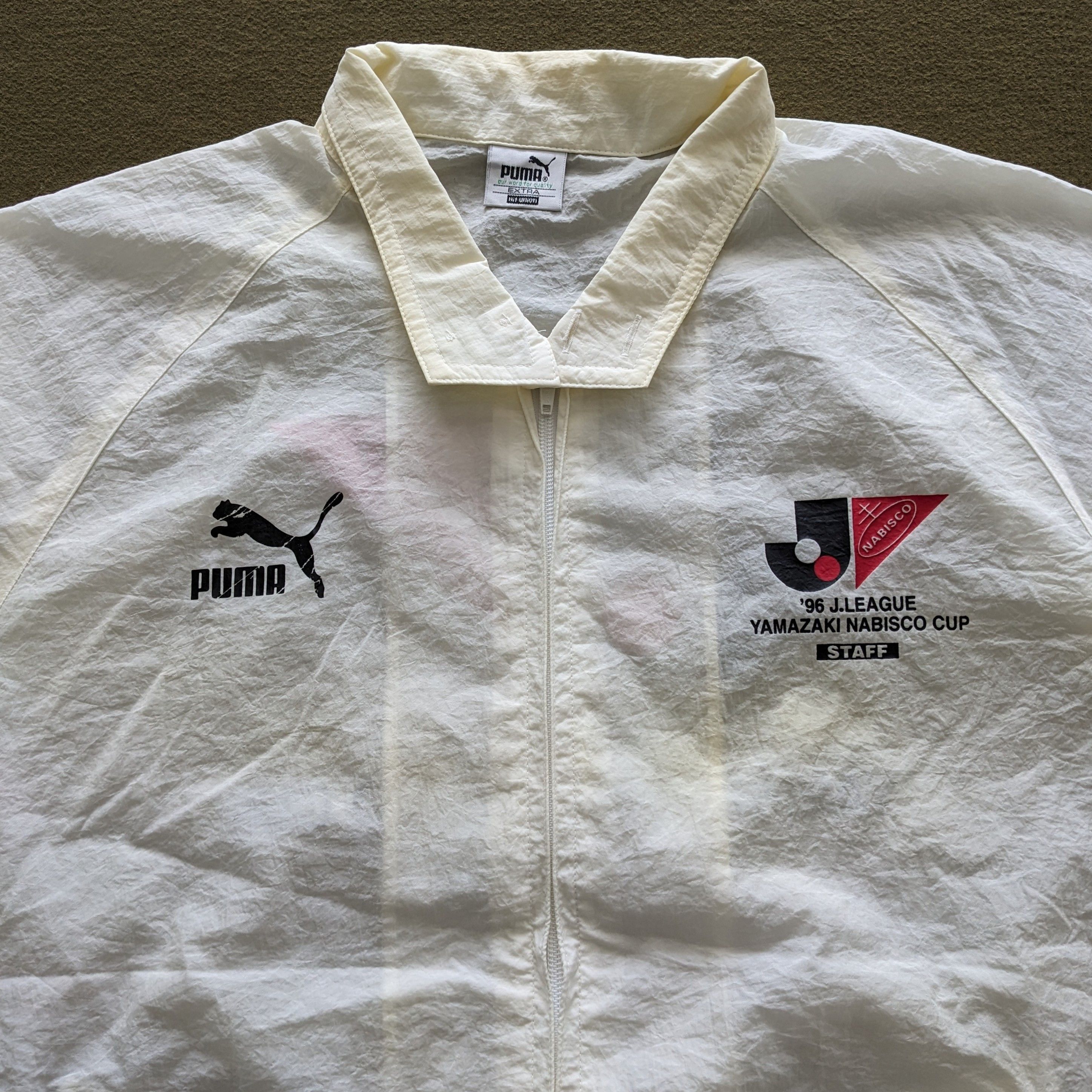 Puma Vintage 1996 J League YAMAZAKI NABISCO CUP Puma Jacket Size US L / EU 52-54 / 3 - 4 Thumbnail