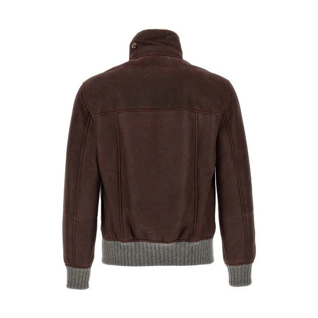 Brunello Cucinelli BRUNELLO CUCINELLI $11800 Purple Shearling Aviator Jacket Ne Size US S / EU 44-46 / 1 - 2 Thumbnail