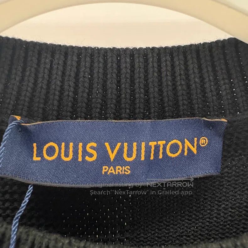 Louis Vuitton Louis Vuitton Checkerboard Stitched Crew Neck Long Sleeve Size US M / EU 48-50 / 2 - 7 Thumbnail