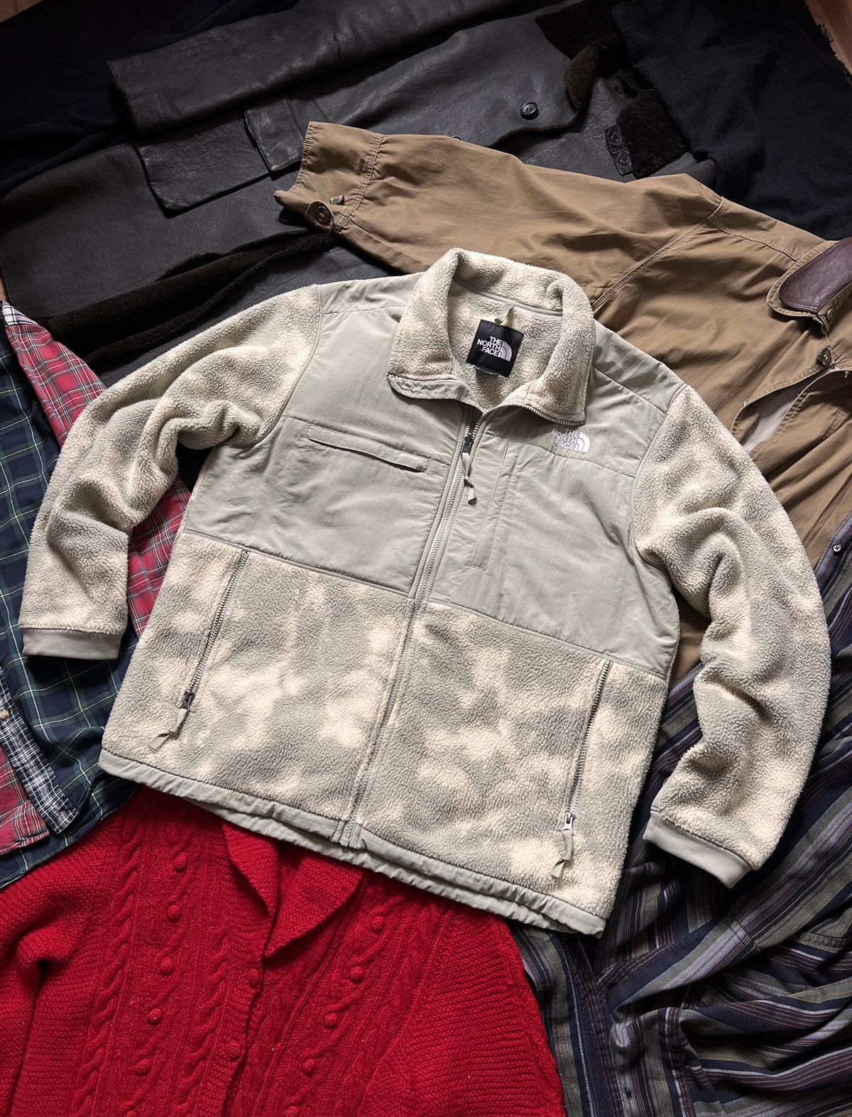 The North Face The North Face Denali 2 Gravel Retro Dye Print Fleece Jacket Size XL / US 12-14 / IT 48-50 - 1 Thumbnail
