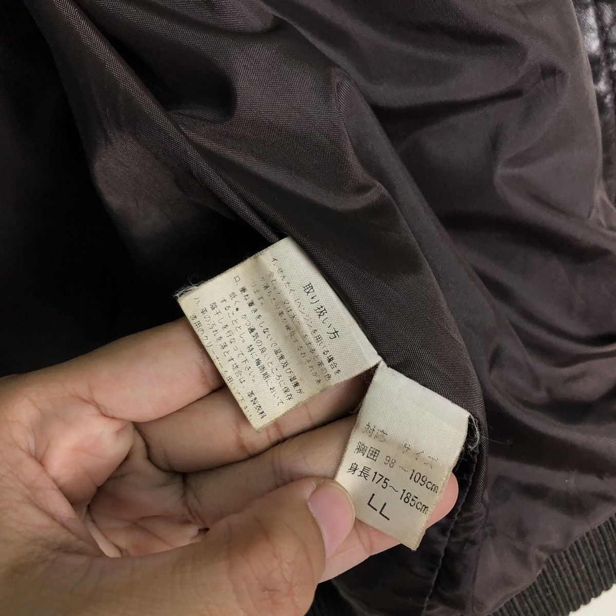 Japanese Brand 🔥Vtg Leather Jacket Three Man Japan Issey Miyake Japan Size US L / EU 52-54 / 3 - 17 Thumbnail