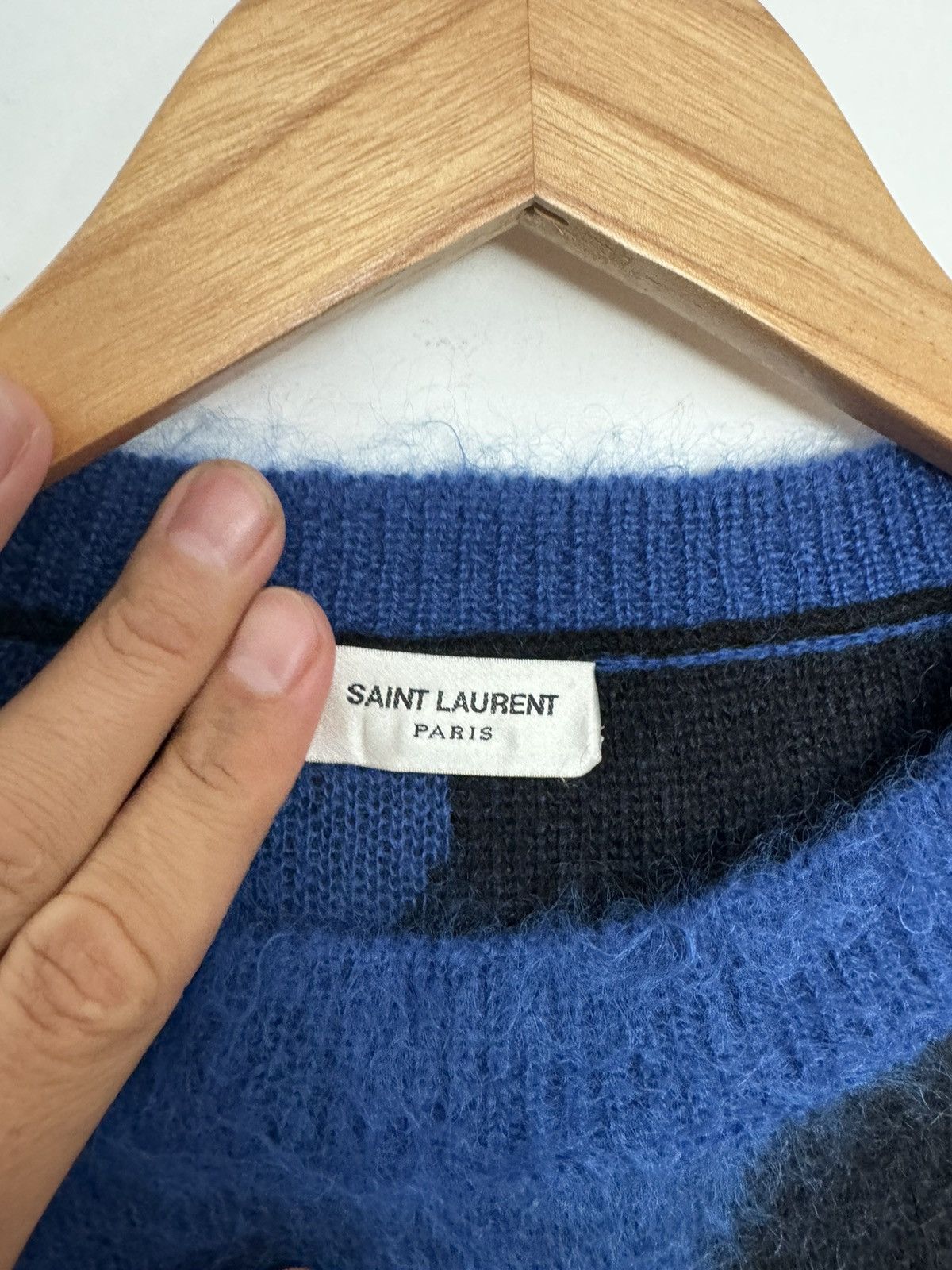 Saint Laurent Paris Oversize Mohair Floral sweater Size US XS / EU 42 / 0 - 3 Thumbnail