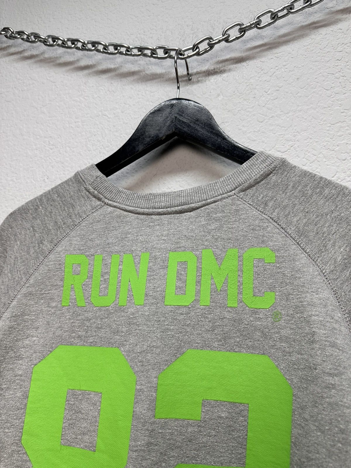 RUN DMC Vintage Run DMC Grey Graphic Sweatshirt Size L Size US L / EU 52-54 / 3 - 11 Thumbnail