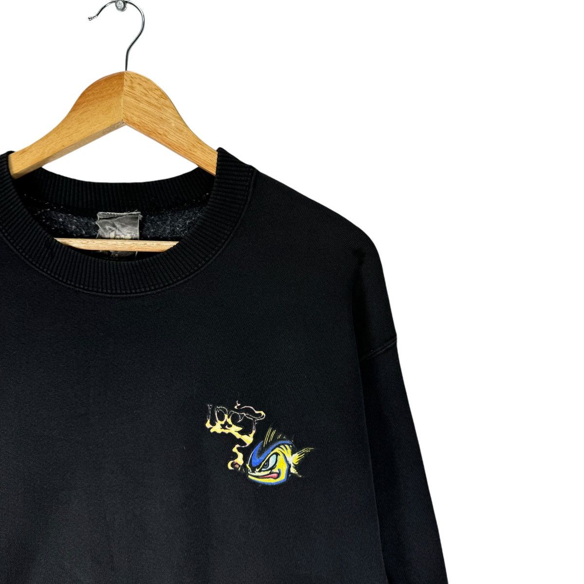Lost Enterprises 🌟90s LOST ENTERPRISE SKATE SMOKING FISH SWEATSHIRT Size US L / EU 52-54 / 3 - 4 Thumbnail
