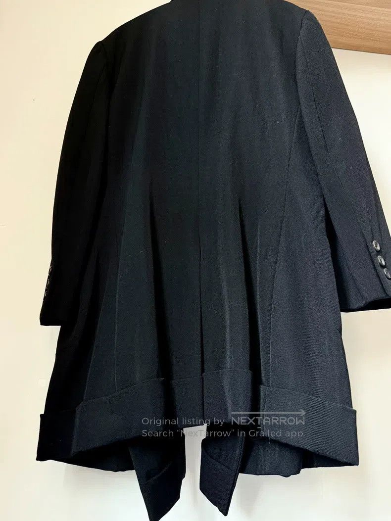 Comme des Garcons Comme Des Garcons Black Patchwork Asymmetrical Jacket Size S / US 4 / IT 40 - 4 Thumbnail