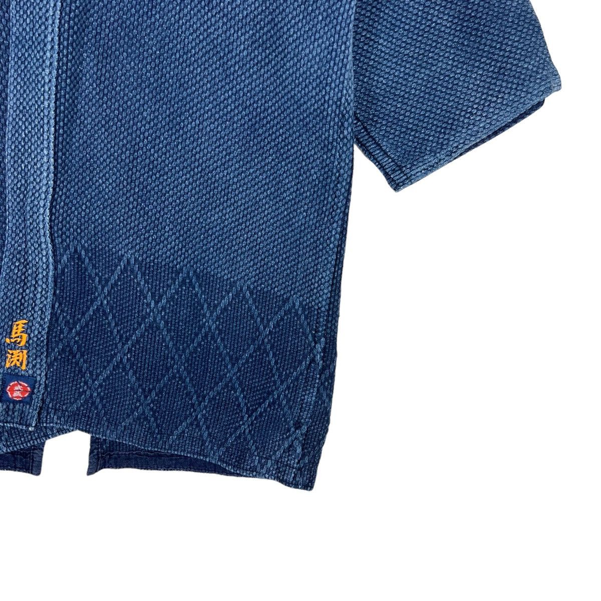 Indigo × Japanese Brand 🔥 1960s VINTAGE INDIGO KENDO KIMONO CARDIGAN Size US M / EU 48-50 / 2 - 6 Thumbnail