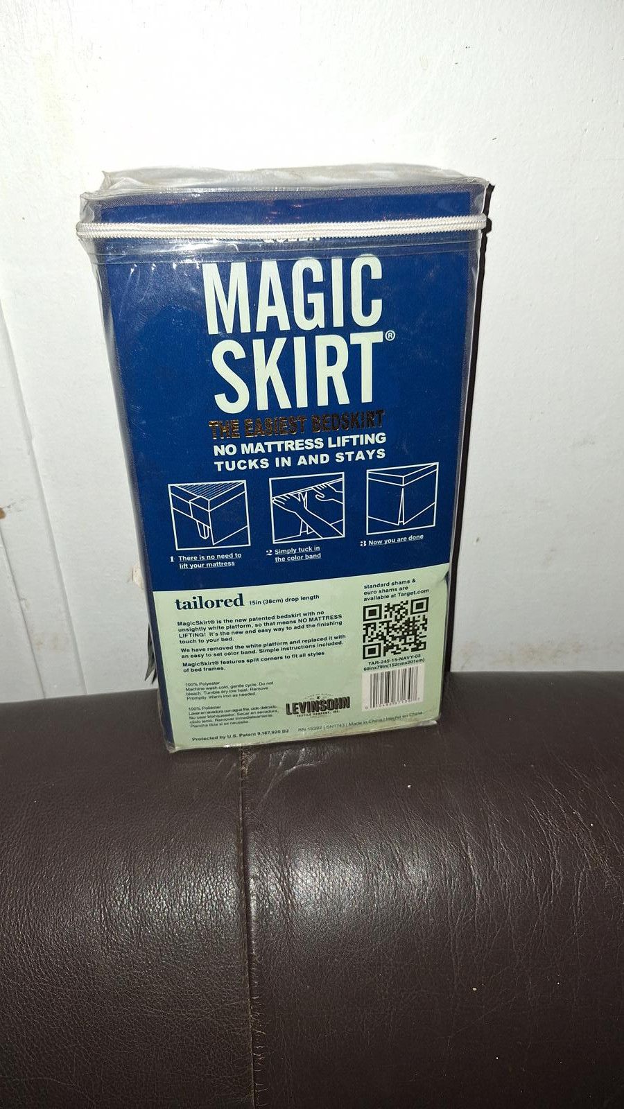 Designer MagicSkirt Q Navy Tailored 15" Drop Wrap Around New Size ONE SIZE - 2 Thumbnail