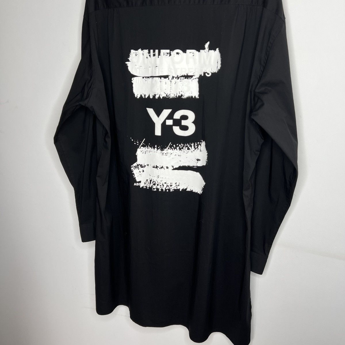 Adidas × Y-3 Yohji Yamamoto Y3 x Adidas Oversized Long Shirt RARE Size US L / EU 52-54 / 3 - 8 Thumbnail
