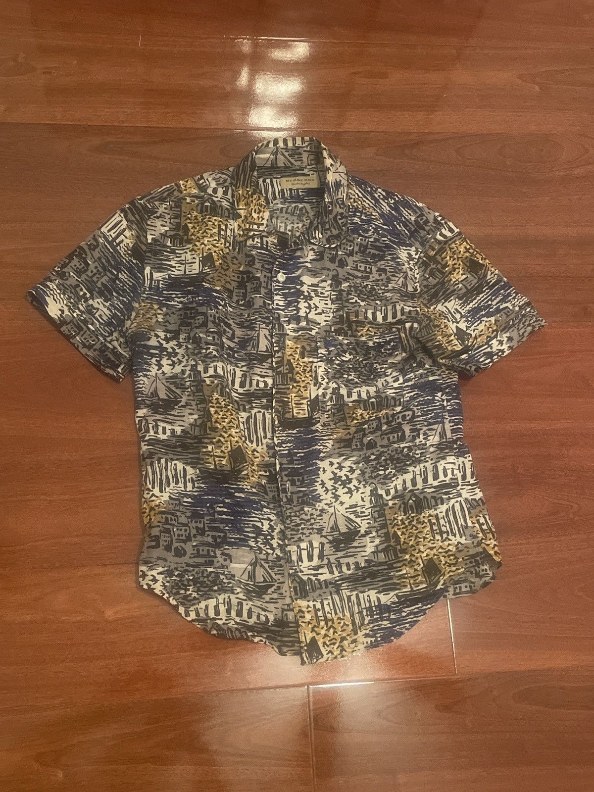 Burberry button up shirt