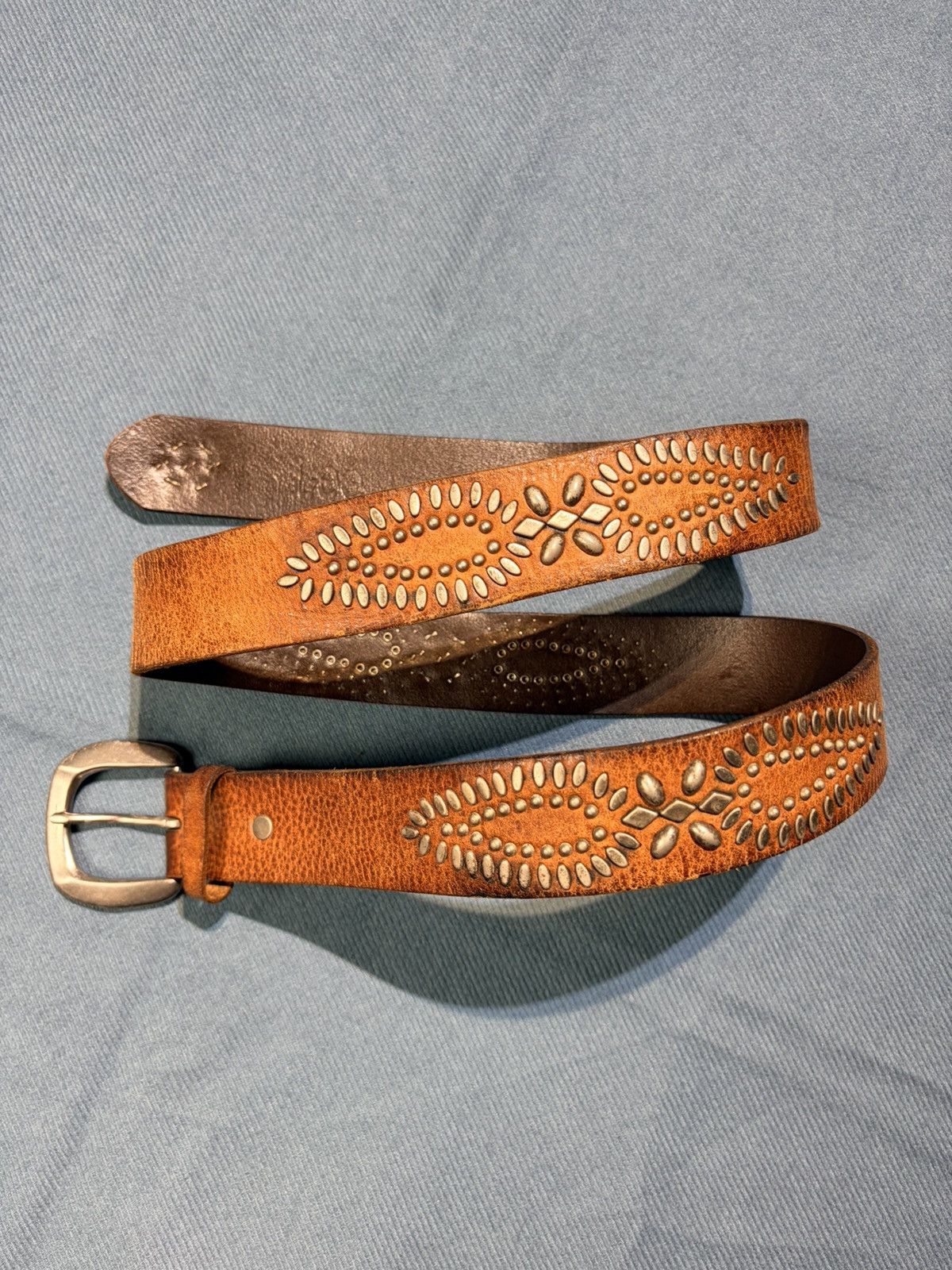 Lee 90s Lee X Kapital Kountry vtg studded leather belts Size 38 - 3 Thumbnail