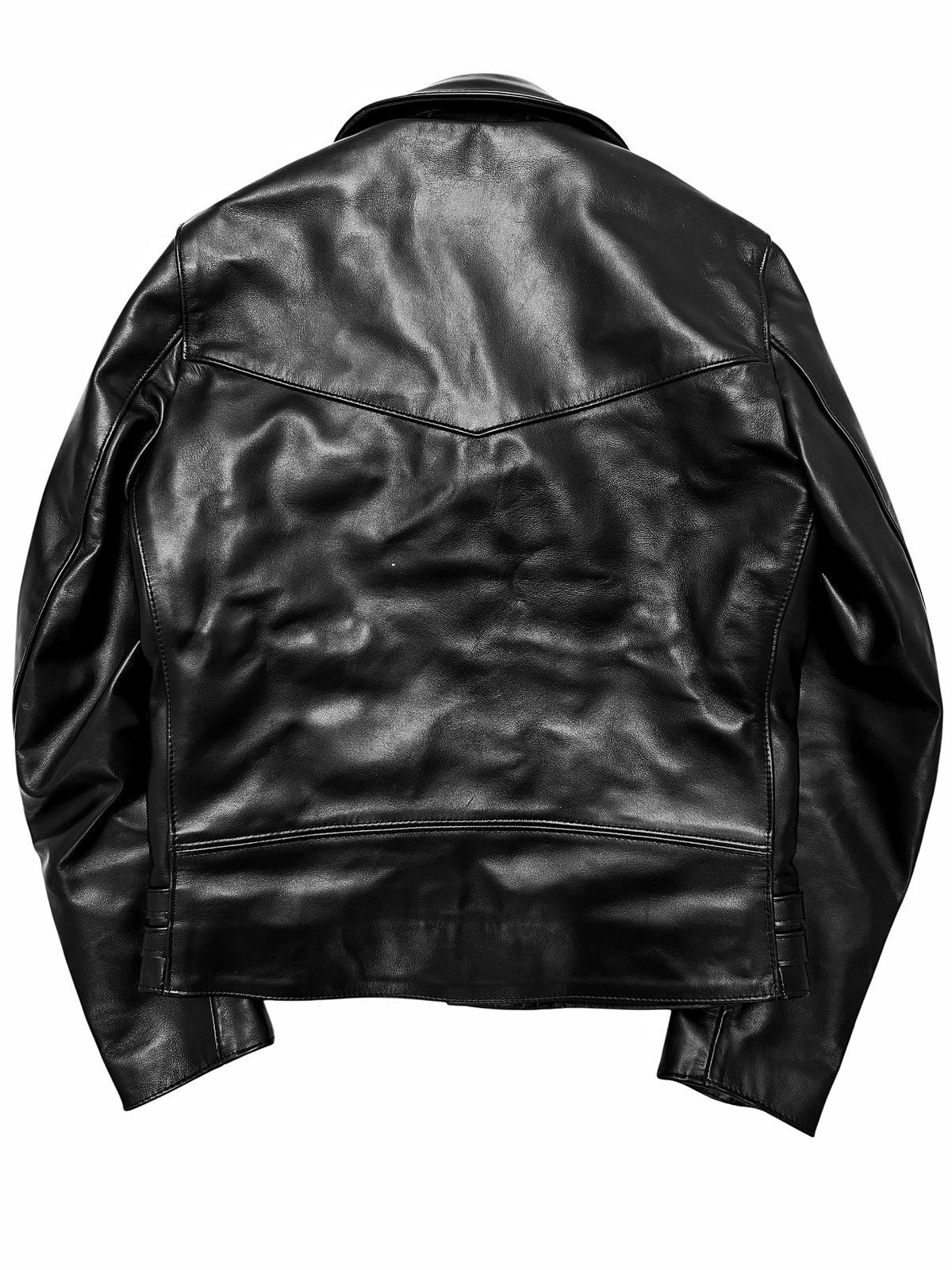 Lewis Leathers Comme Des Garcons Black Market Horse Leather Jacket Size US S / EU 44-46 / 1 - 2 Thumbnail