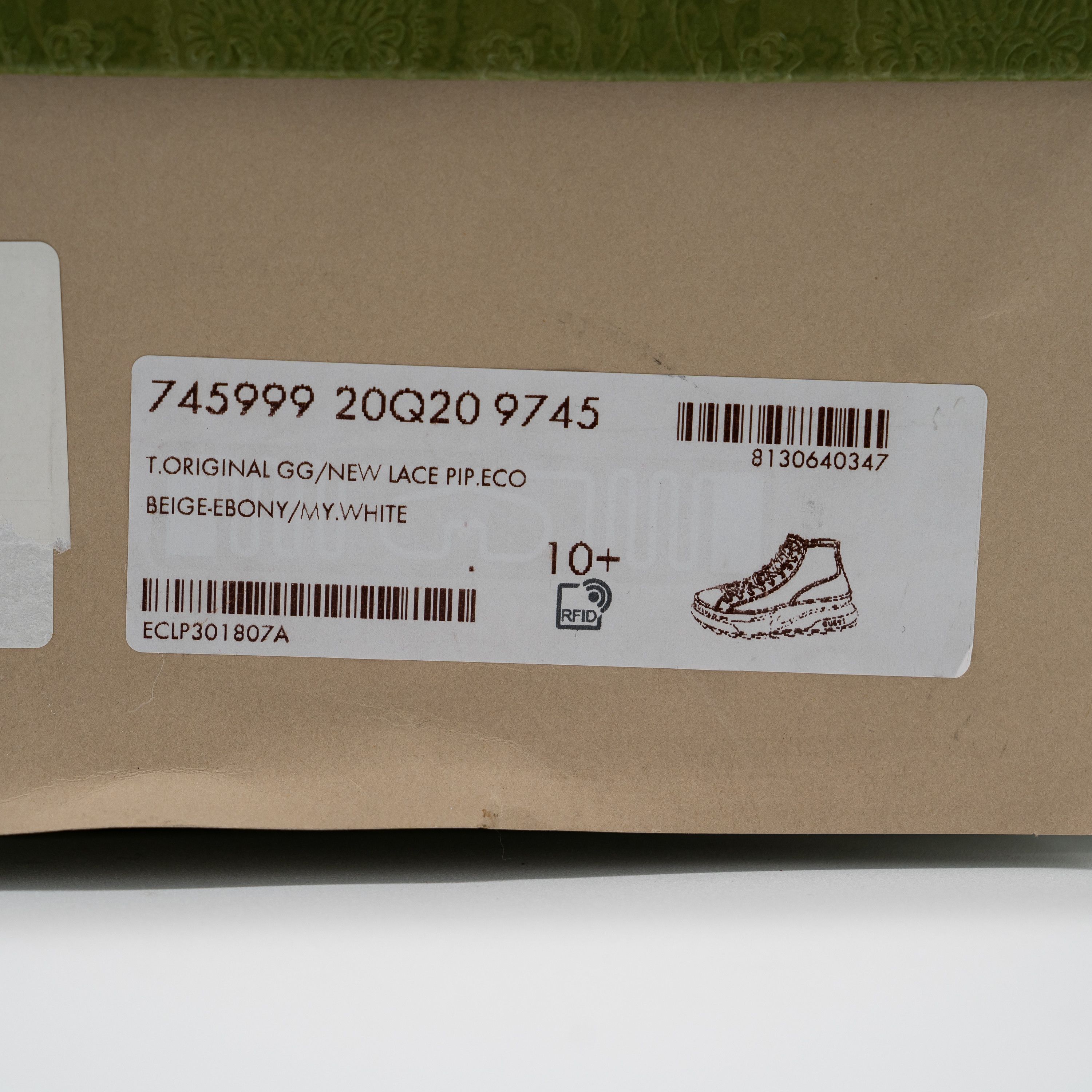 Gucci Gucci Tennis Platform GG Canvas Beige Brown Sneakers High Size US 11 / EU 44 - 12 Thumbnail