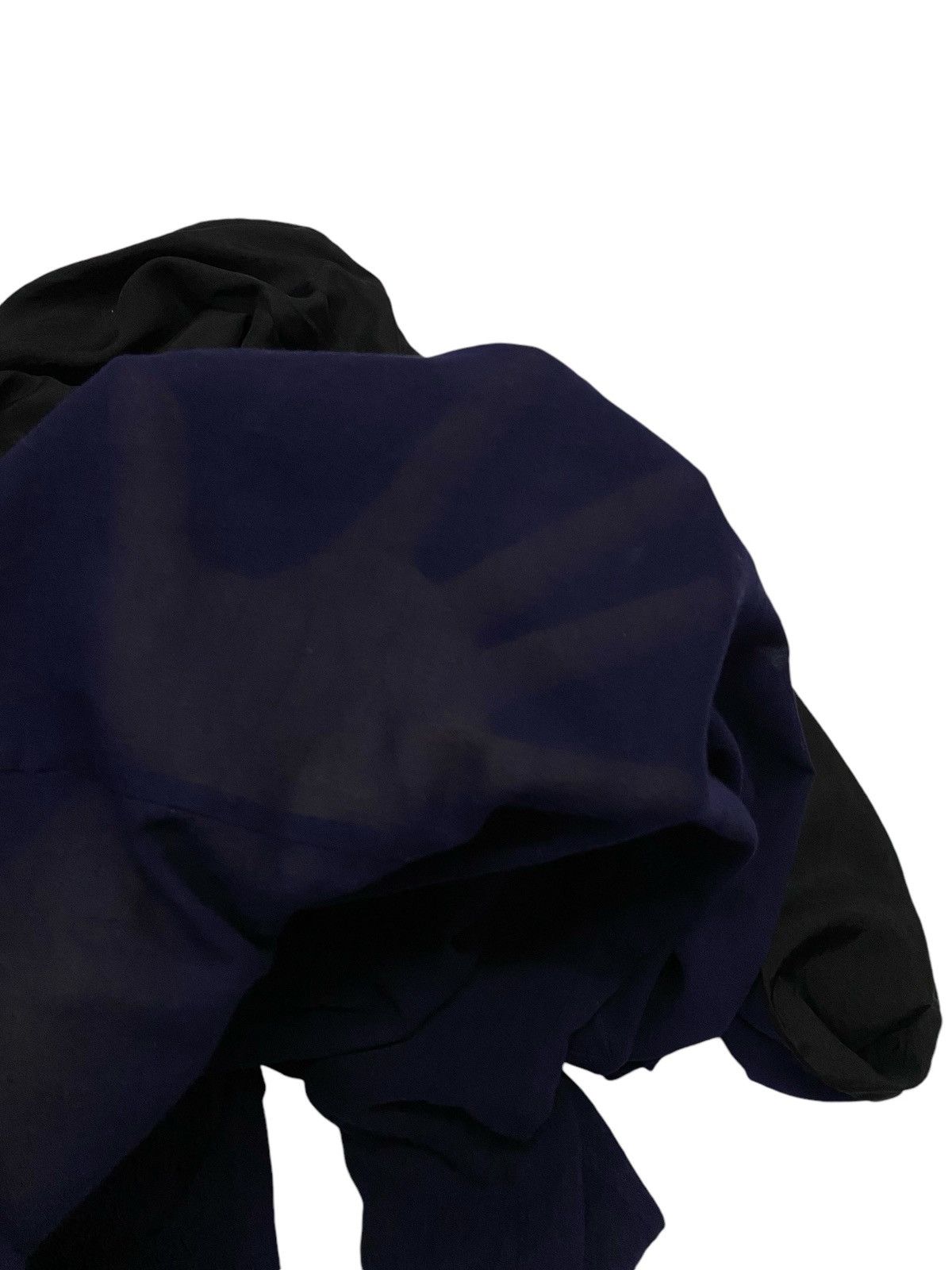 Y's × Yohji Yamamoto Y’s Yohji Yamamoto Navy Blue Cardigan Hoodie Size M / US 6-8 / IT 42-44 - 16 Thumbnail