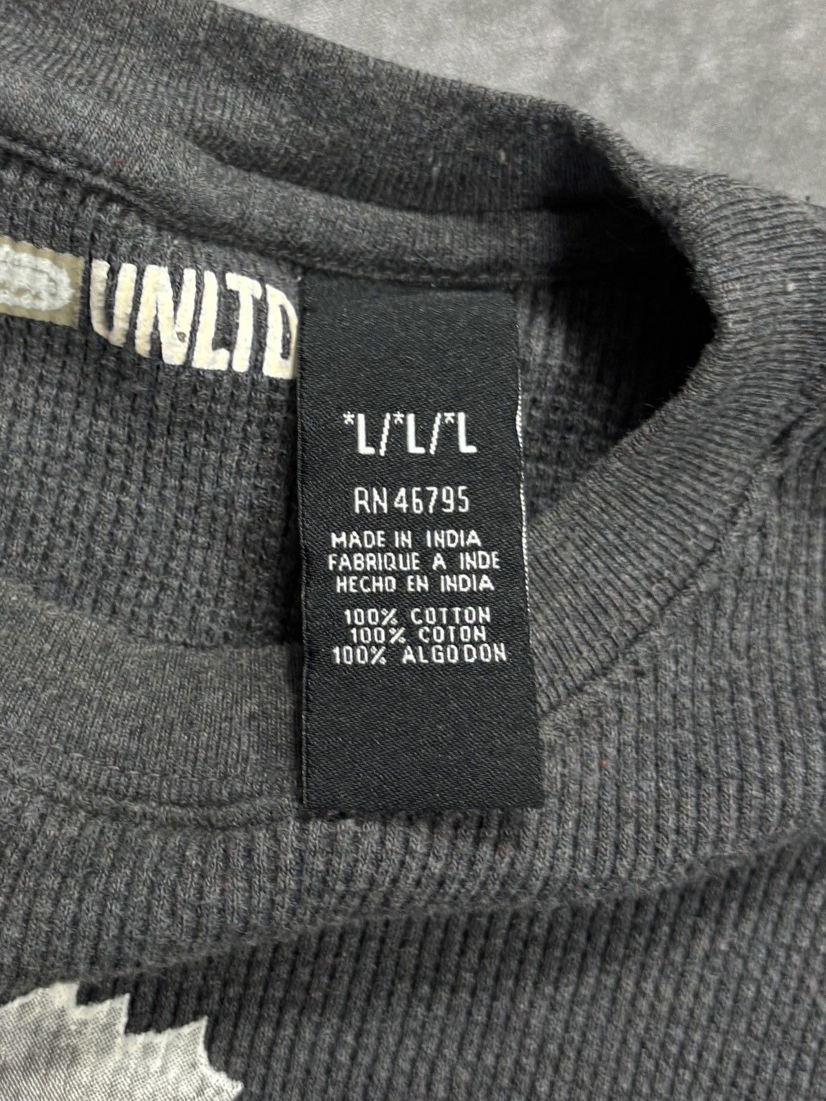 Ecko Unltd. Y2K Ecko Unltd Thermal Longsleeve Rhino Print 2000s Vintage Size US L / EU 52-54 / 3 - 3 Thumbnail