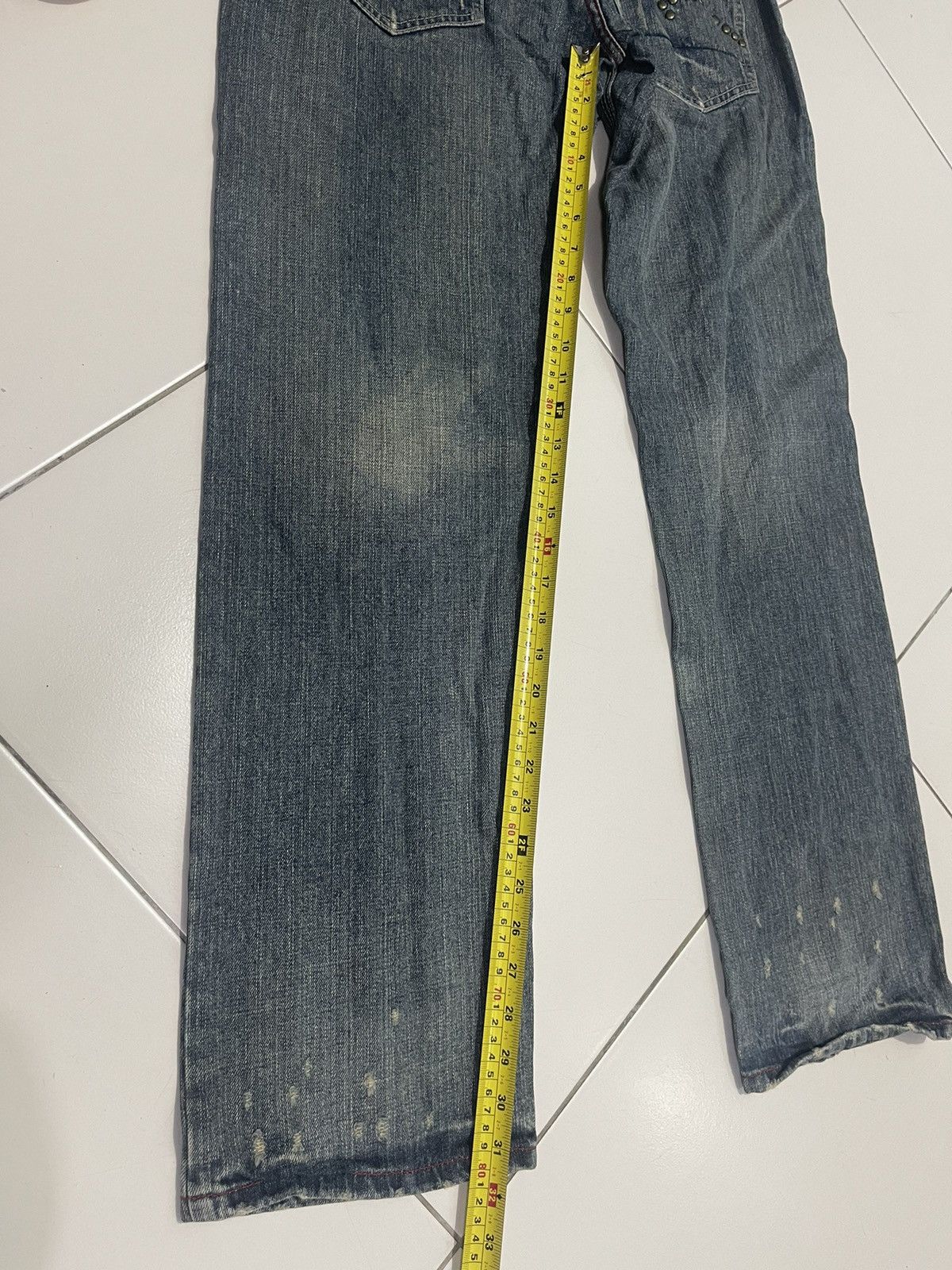 Punk and Yo × Vintage Nouveau Brillant Home Designer Jeans Size US 30 / EU 46 - 11 Thumbnail