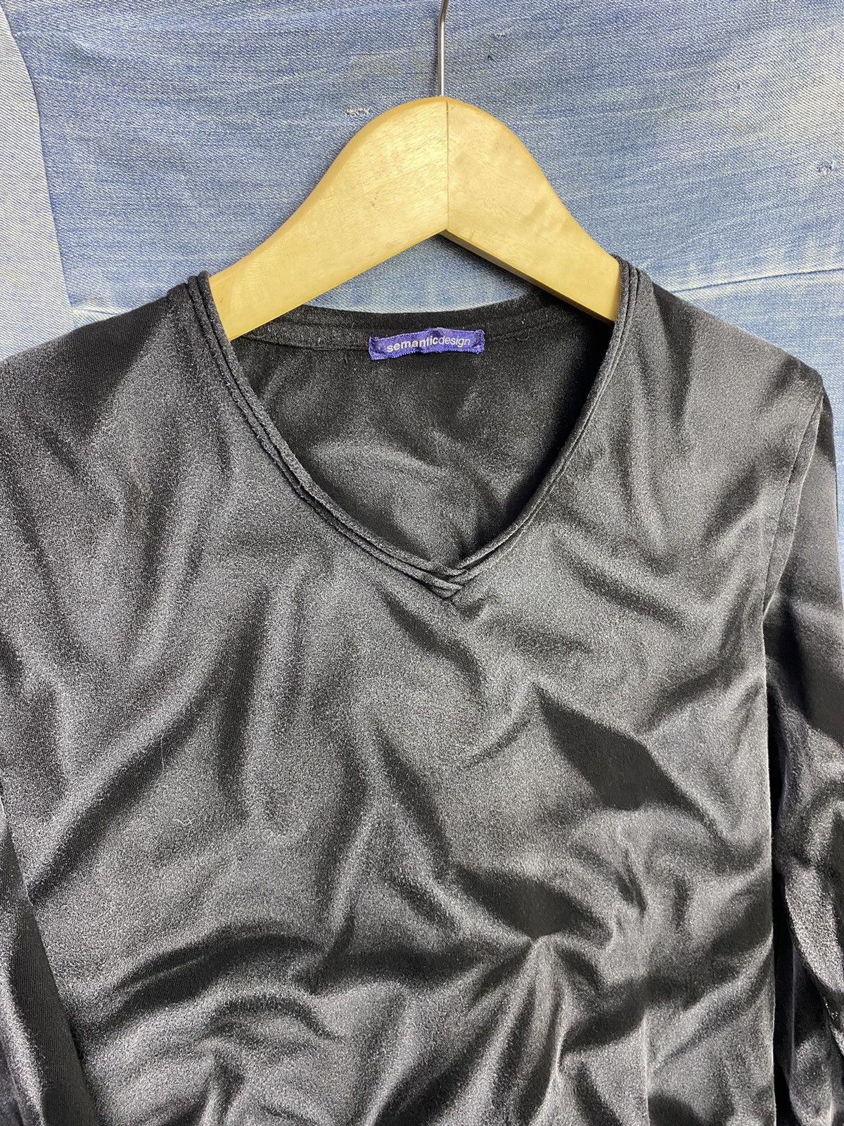 If Six Was Nine × Japanese Brand × semanticdesign 2000s smoke wash semantic design longsleeve Size US M / EU 48-50 / 2 - 3 Thumbnail
