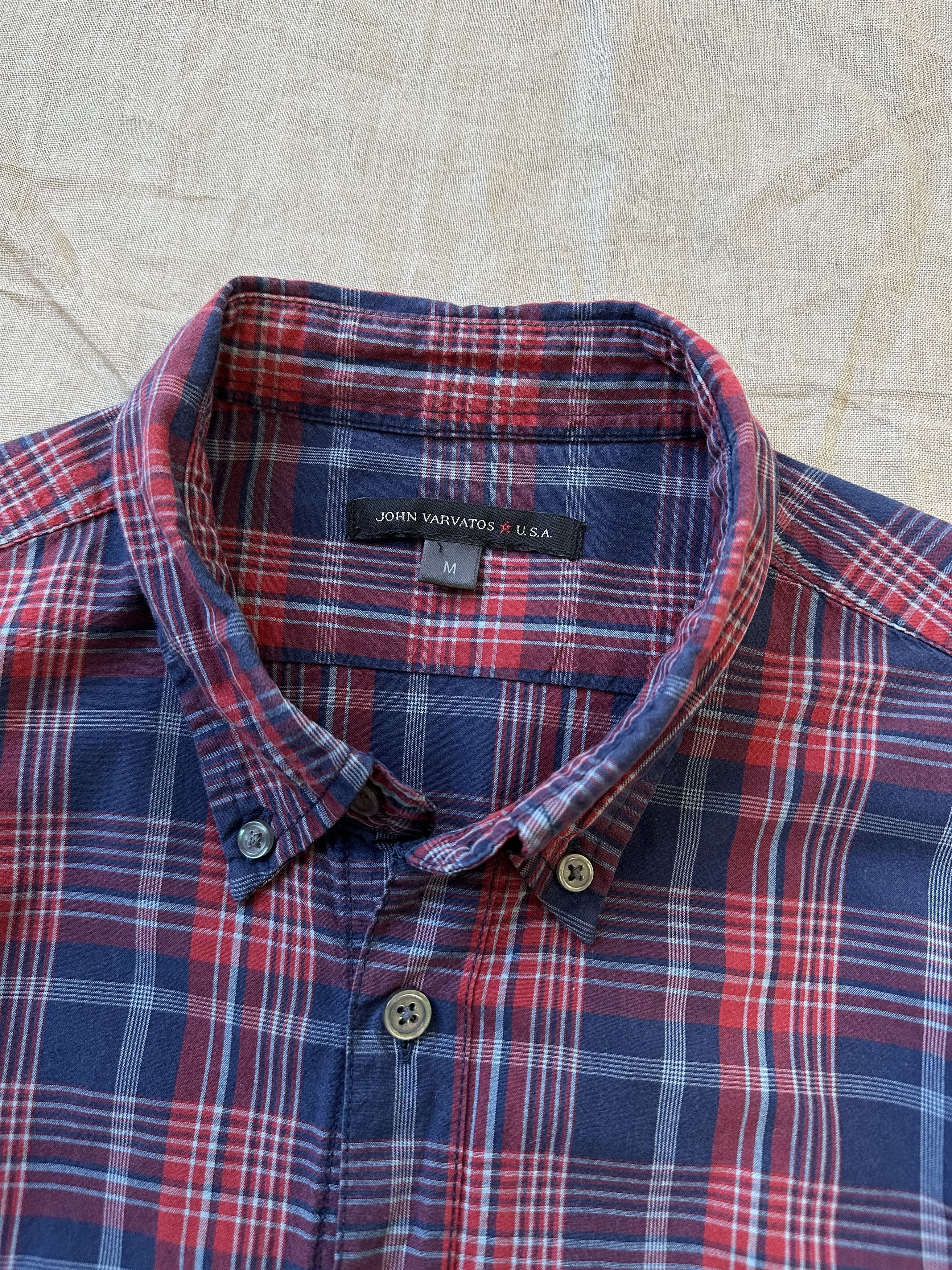 John Varvatos John Varvatos USA Checked Casual Shirt 5924AC Size US M / EU 48-50 / 2 - 2 Thumbnail