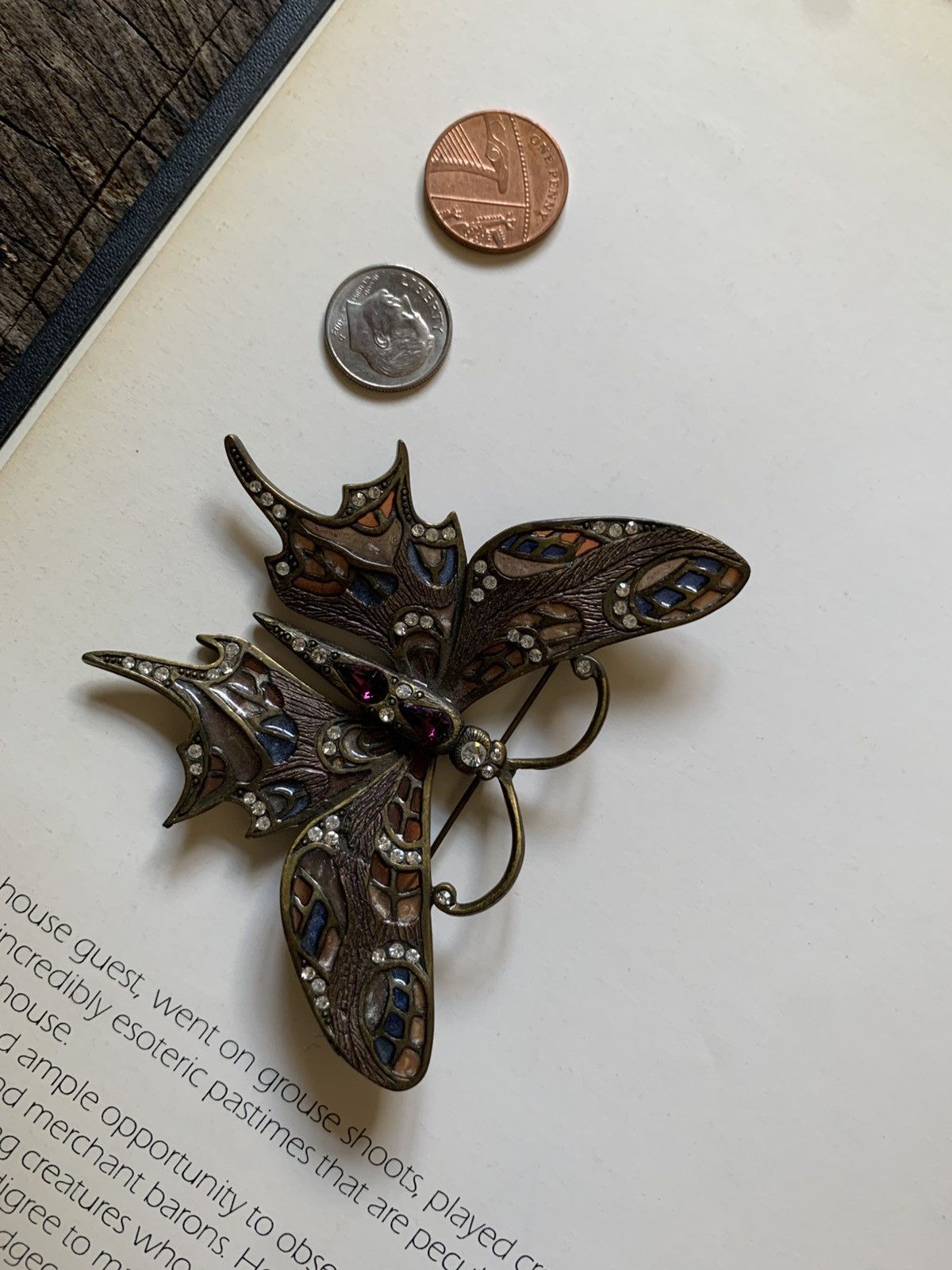 Other Sweet Romance Butterfly Brooch by Shelley Cooper Size ONE SIZE - 2 Thumbnail