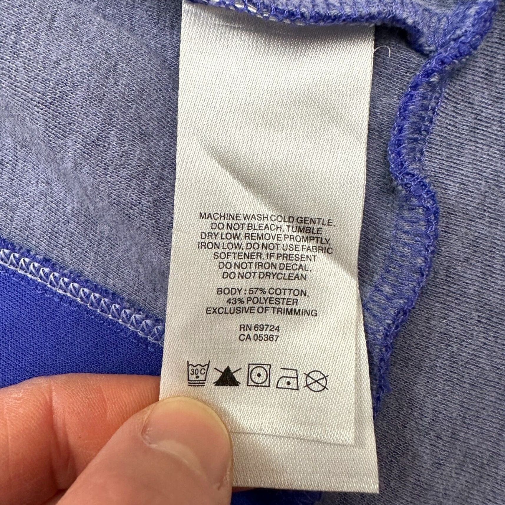 Vintage Columbia Omni Wick Active Jacket Womens Small Blue Full Zip Thumbholes Cotton Size S / US 4 / IT 40 - 5 Thumbnail