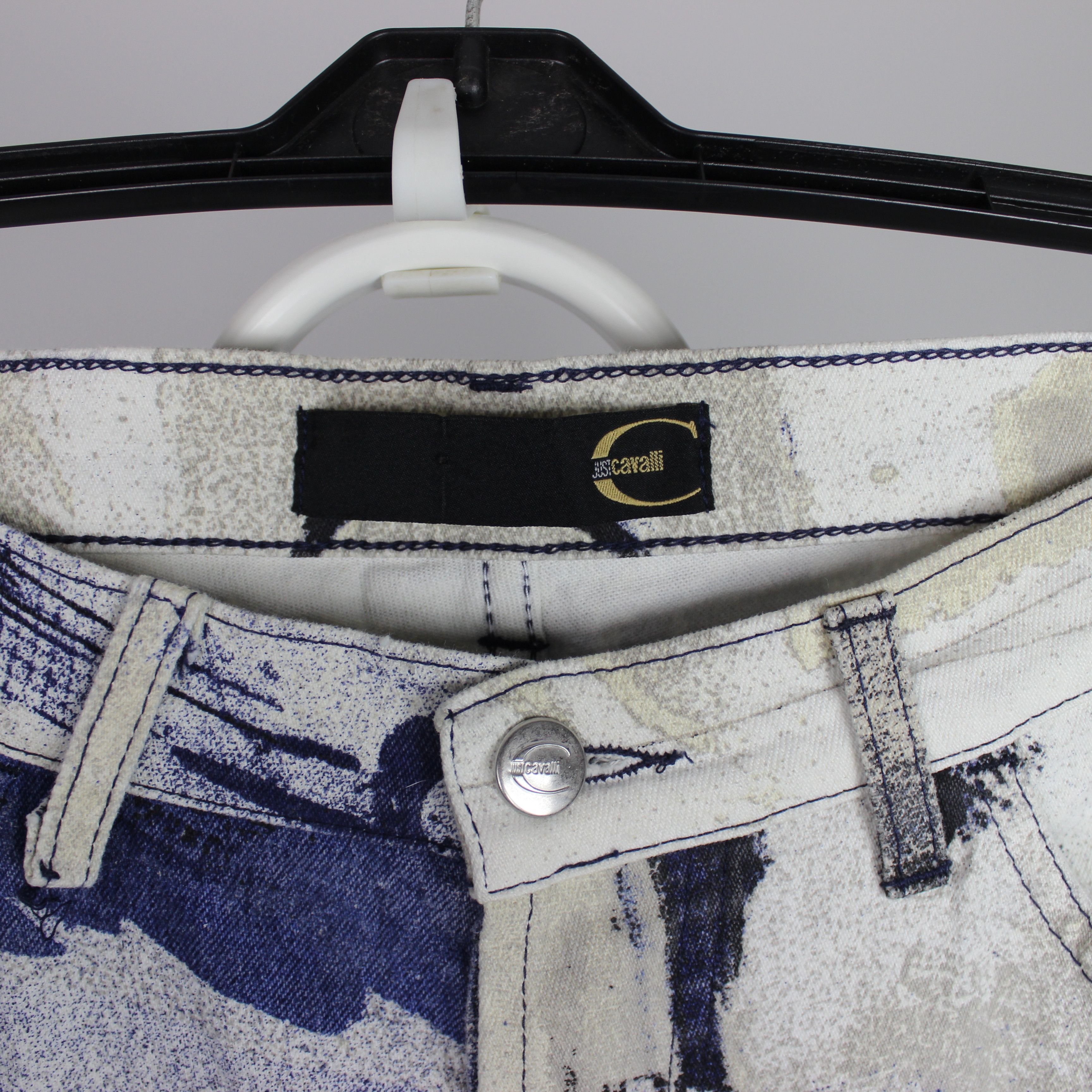 Roberto Cavalli Roberto Cavalli denim napoleon pants printed 32 46 multi Size US 32 / EU 48 - 3 Thumbnail