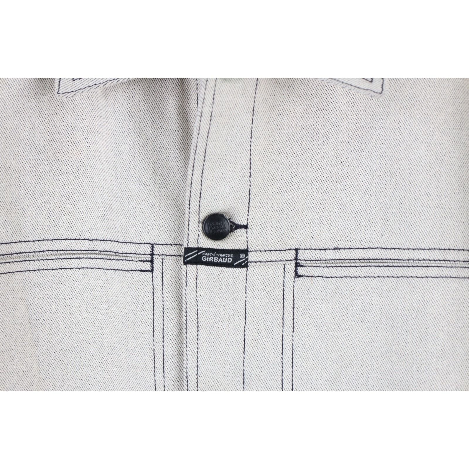Marithe + Francois Girbaud × Vintage NOS Vintage 90s Marithe Francois Girbaud Denim Jean Jacket Size US L / EU 52-54 / 3 - 5 Thumbnail