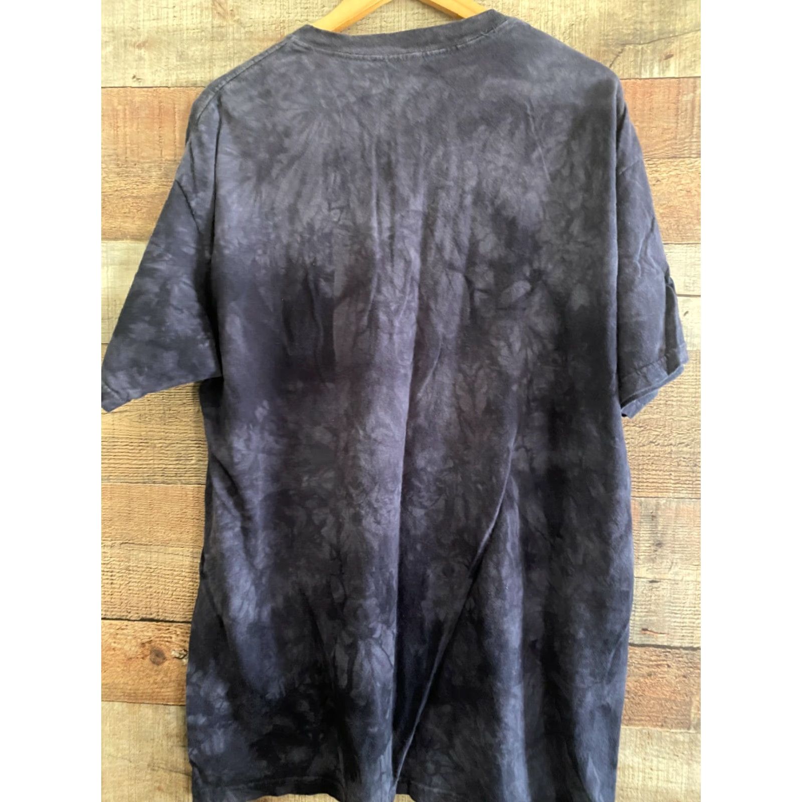 The Mountain VINTAGE The Mountain Tie Dyed T Shirt Bear Face XL Black Gray Men's Short Sleeve Graphic Tee 100% Cotton Bear Face Size US XL / EU 56 / 4 - 4 Thumbnail