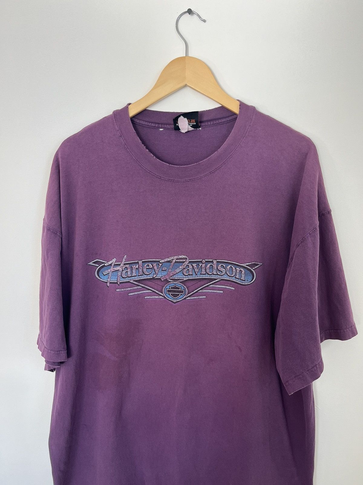 Harley Davidson Sun Faded Thrashed Harley Davidson Vintage Tee Size US XXL / EU 58 / 5 - 4 Thumbnail