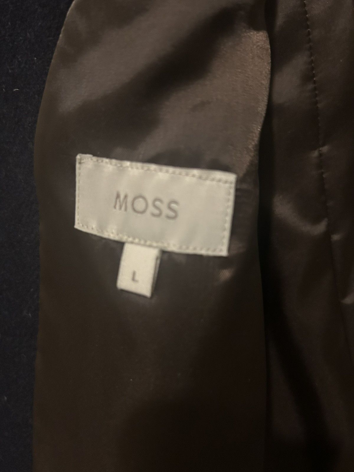 Moss Moss Navy Wool Double-breasted Peacoat Size US L / EU 52-54 / 3 - 2 Thumbnail