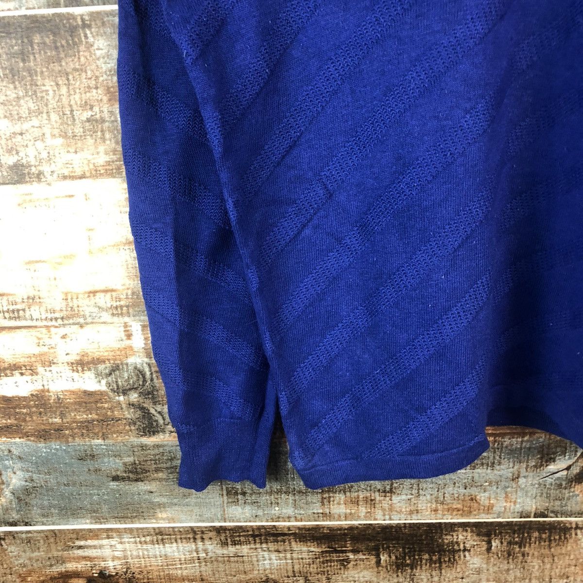 Tete Homme DL Tete Homme Blue japan sweatshirt Knitwear #C675 Size US M / EU 48-50 / 2 - 7 Thumbnail