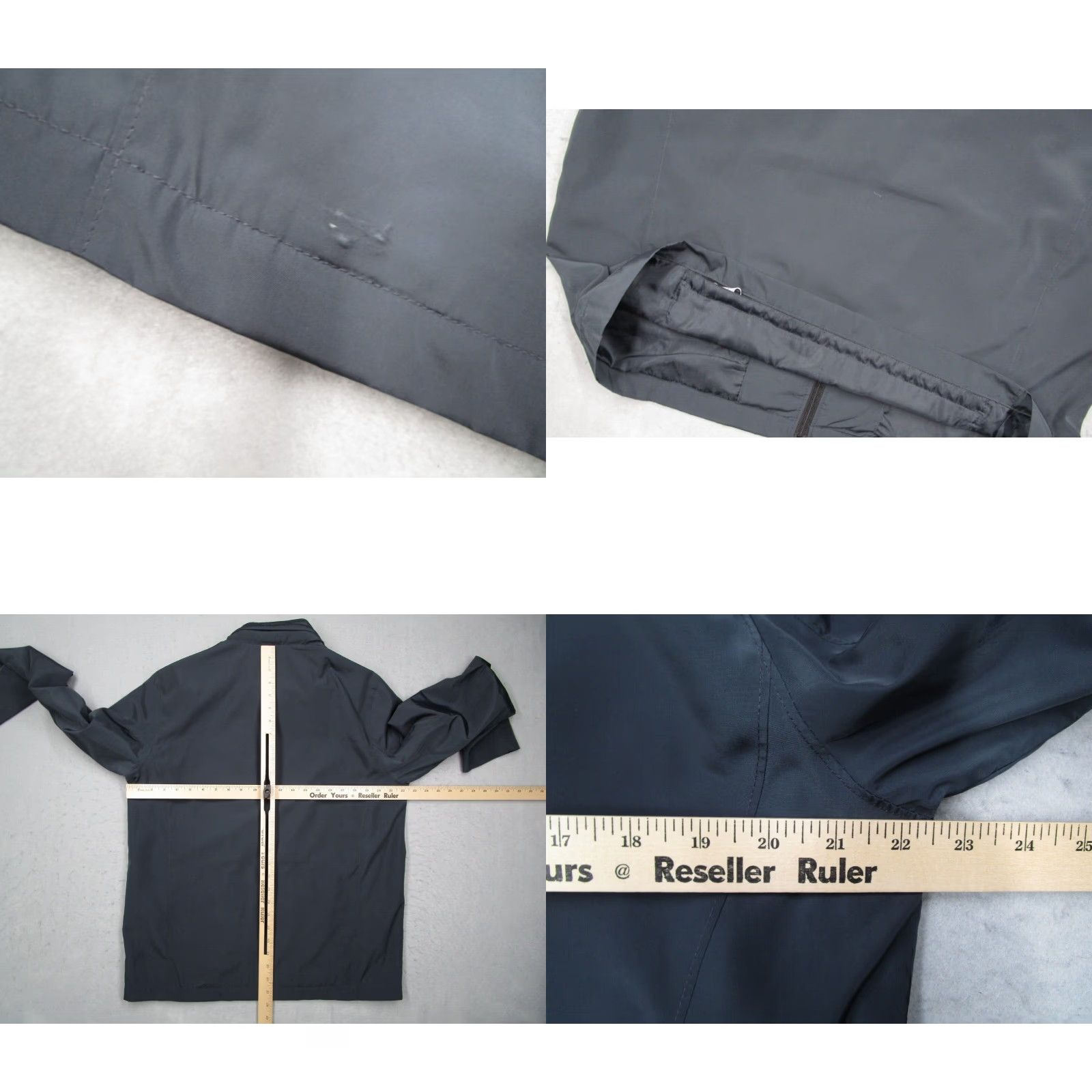 Tumi Tumi Jacket Mens Medium Gray Tech Full Zip Windbreaker Hooded with Logo Size US M / EU 48-50 / 2 - 8 Thumbnail