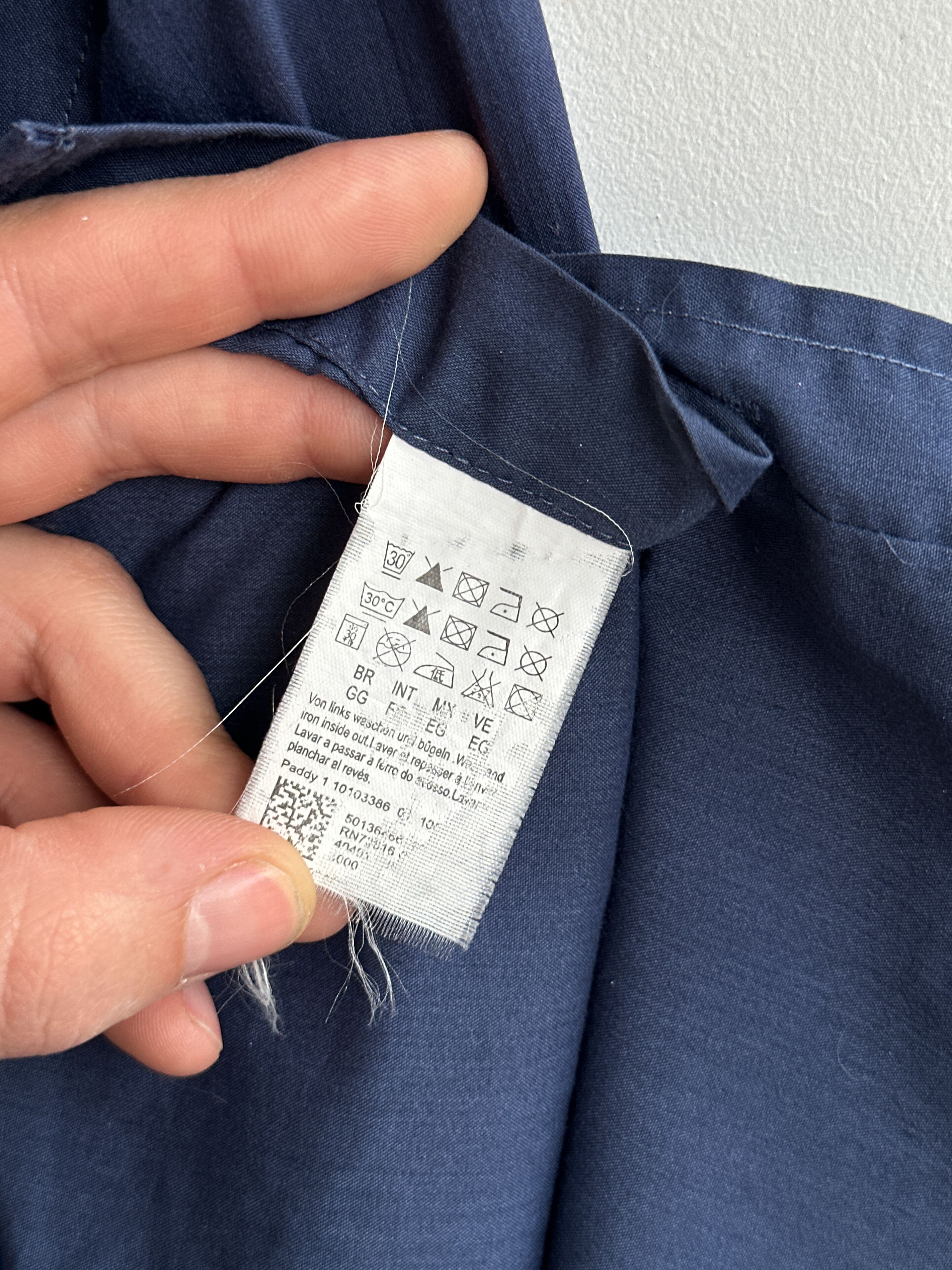 Hugo Boss Hugo Boss Blue Shirt Button Up Size US XL / EU 56 / 4 - 7 Thumbnail