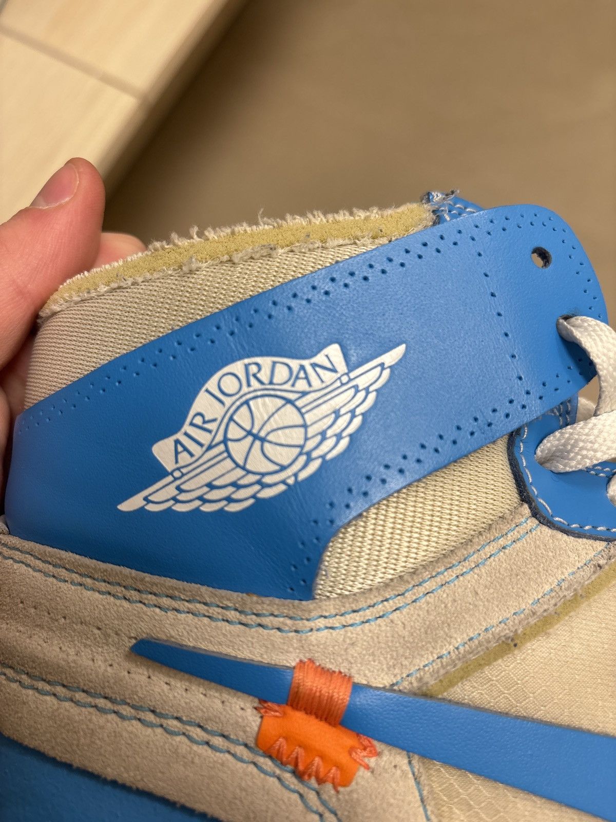 Nike × Off-White Off white unc jordan 1 Size US 11.5 / EU 44-45 - 18 Thumbnail