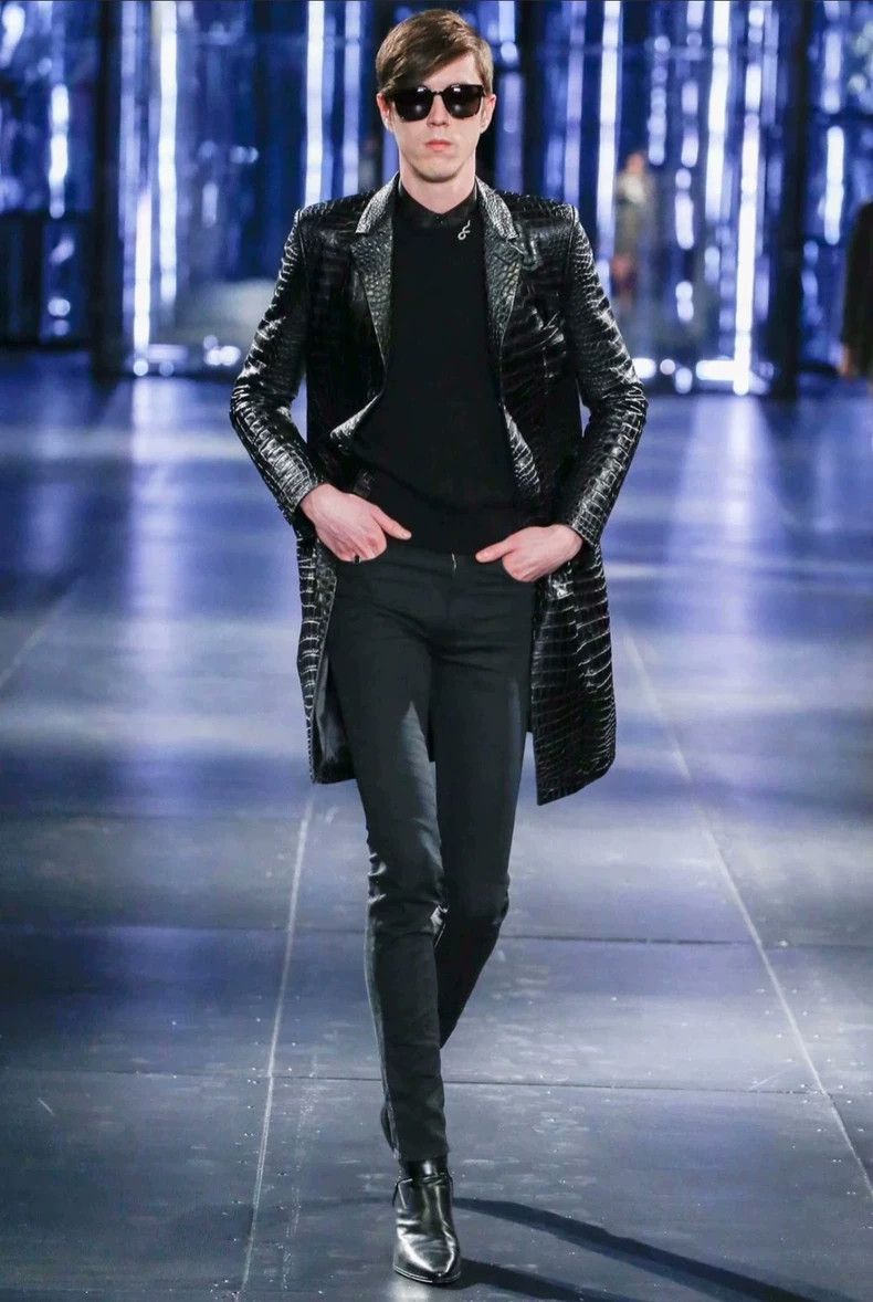 Saint Laurent Paris Saint Laurent 2015 FW Crocodile Parka 2504-Nextarrow Size US S / EU 44-46 / 1 - 9 Thumbnail