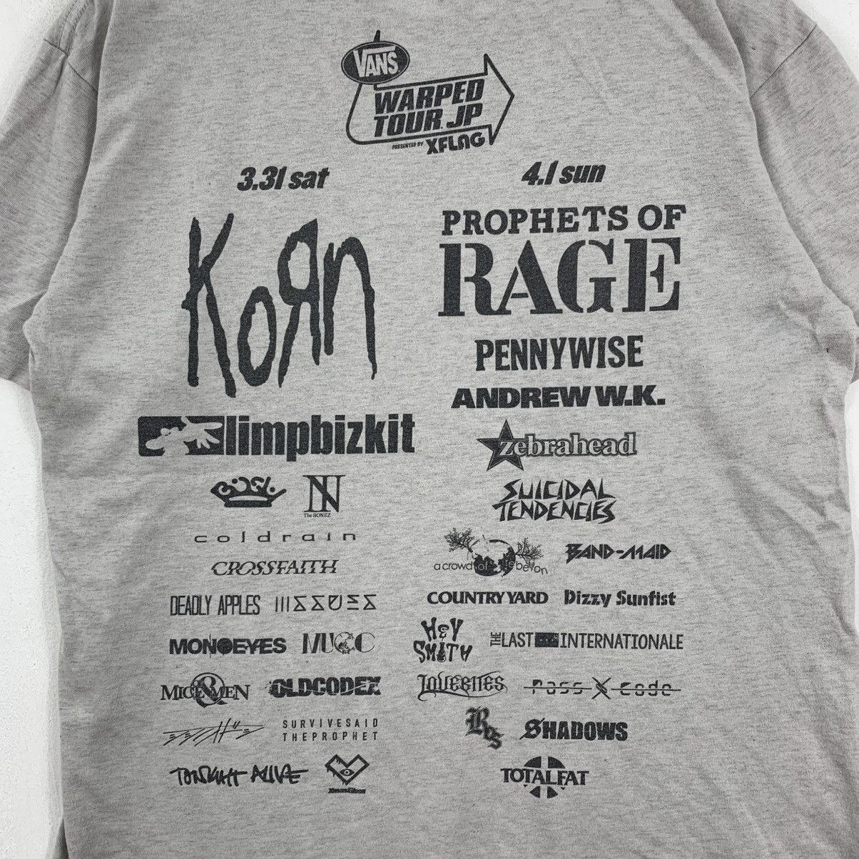 Vans Vintage VANS WRAPPER TOUR Jp Xflag Korn Limp Bizkit Tshirt Size US M / EU 48-50 / 2 - 4 Thumbnail