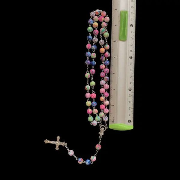 Jewelry Saint Benedict Rosary Necklace Chain Catholic Church Jesus Size ONE SIZE - 8 Thumbnail