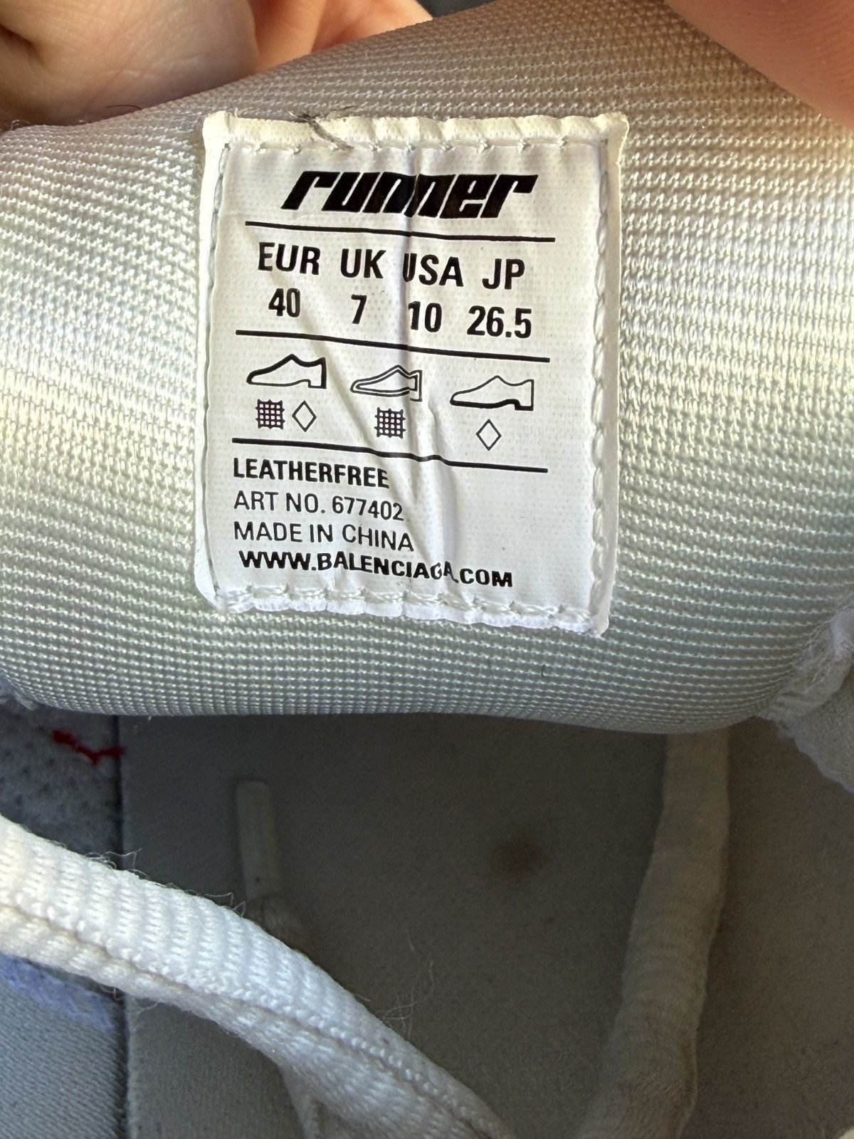Balenciaga Balenciaga Runner Multicolour Size US 7 / EU 40 - 15 Thumbnail