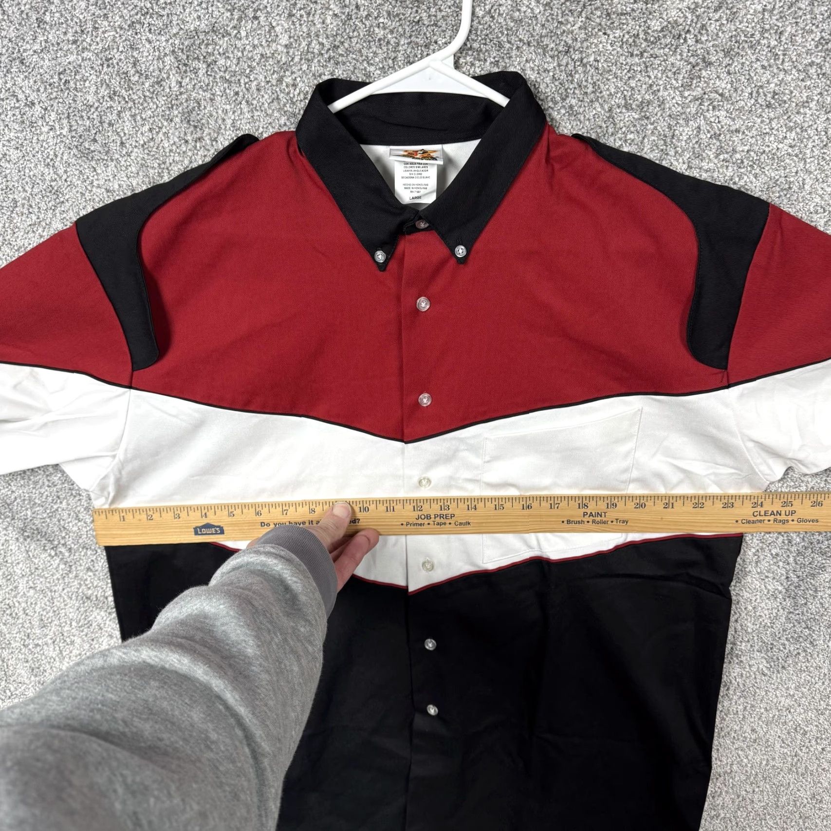 Speedo Speed Zone Race Gear Shirt Mens Large Black Red White Colorblock Racing Pit Crew Size US L / EU 52-54 / 3 - 4 Thumbnail