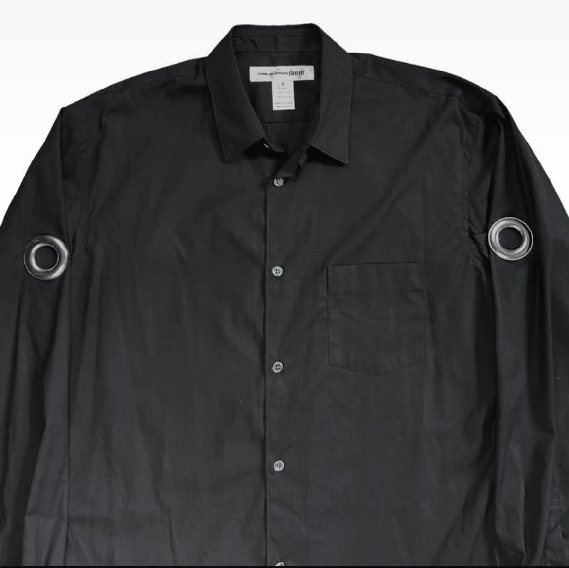 Comme des Garcons × Comme des Garcons Homme Plus × Comme des Garcons SHIRT Comme des Garcons Shirt Giant Eyelet Sleeve Shirt - AW22 Size US M / EU 48-50 / 2 - 3 Thumbnail