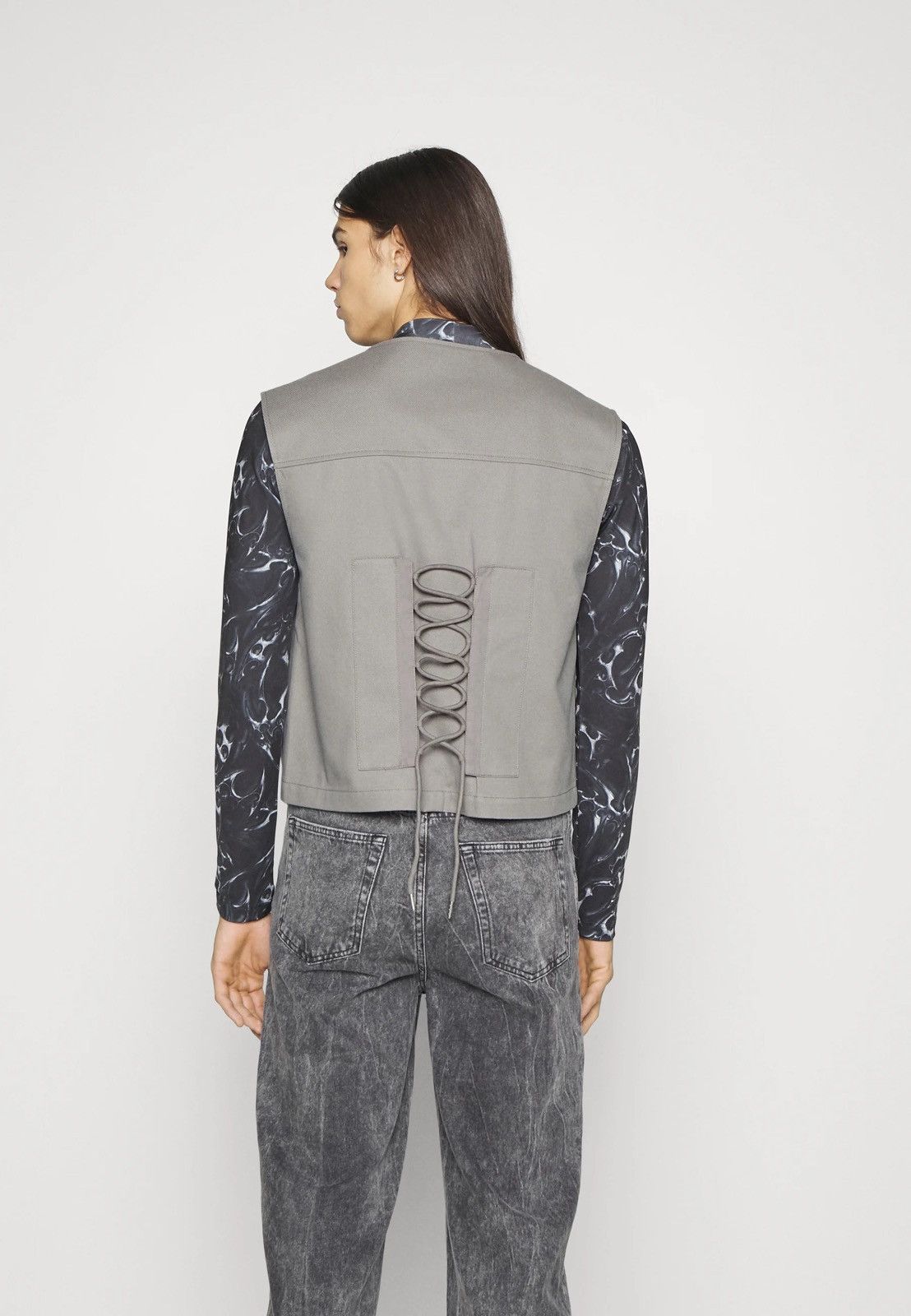 Han Kjobenhavn !DS! FW22 Han Kjobenhavn Cotton Cargo Grey Vest Size US M / EU 48-50 / 2 - 4 Thumbnail